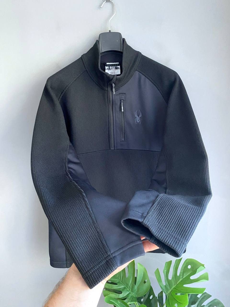 Spyder Spyder Men's Gait Half Zip Black Fleece Sweater, Size XL Size US XL / EU 56 / 4 - 4 Thumbnail