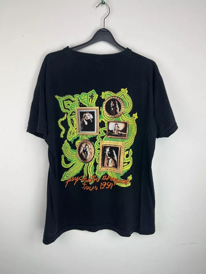 Vintage Vintage Tesla Psychotic European Tour 1991 t shirt size L Size US L / EU 52-54 / 3 - 5 Thumbnail