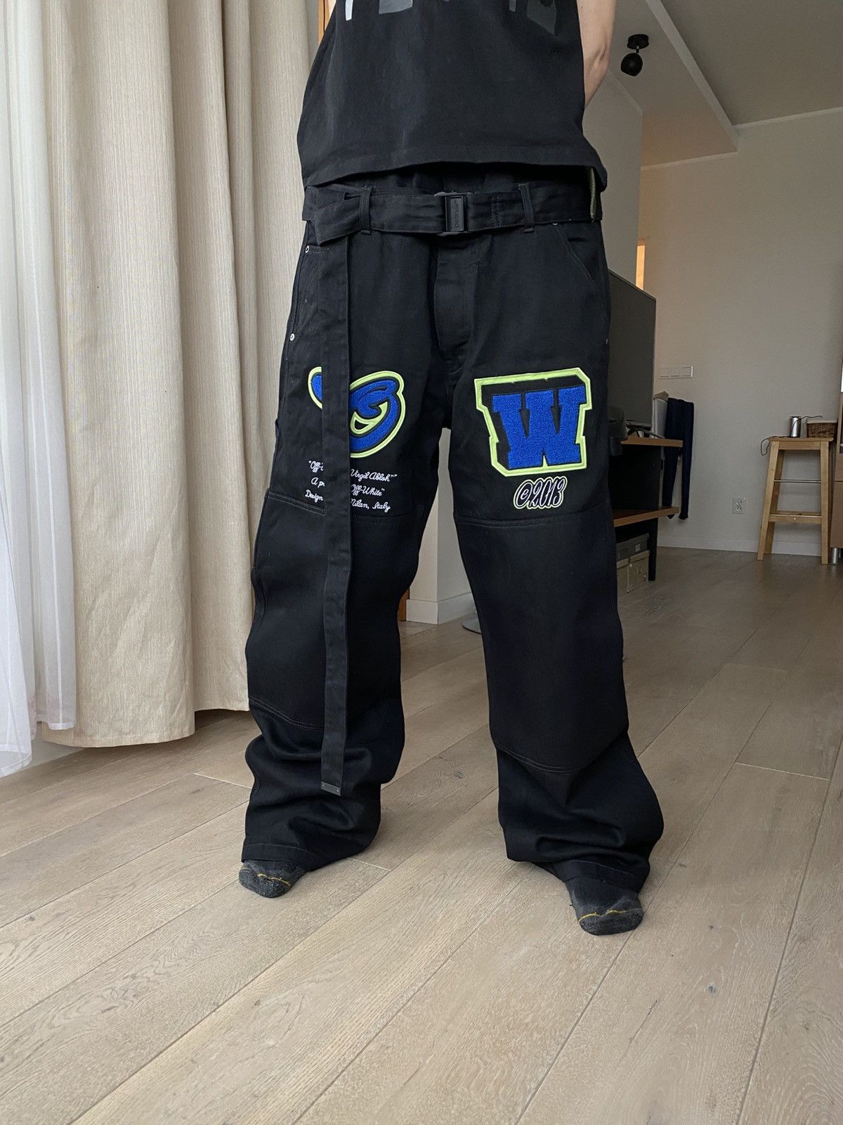 Off-White Off-White pants vars hammer wide legs Size US 32 / EU 48 - 8 Thumbnail