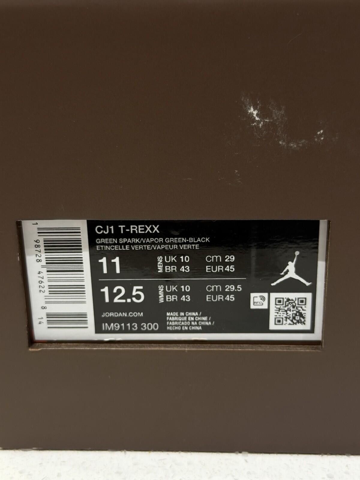 Jordan Brand Nike Jordan CJ1 T-Rexx x Travis Scott Green Spark Size 11 Size US 11 / EU 44 - 12 Thumbnail
