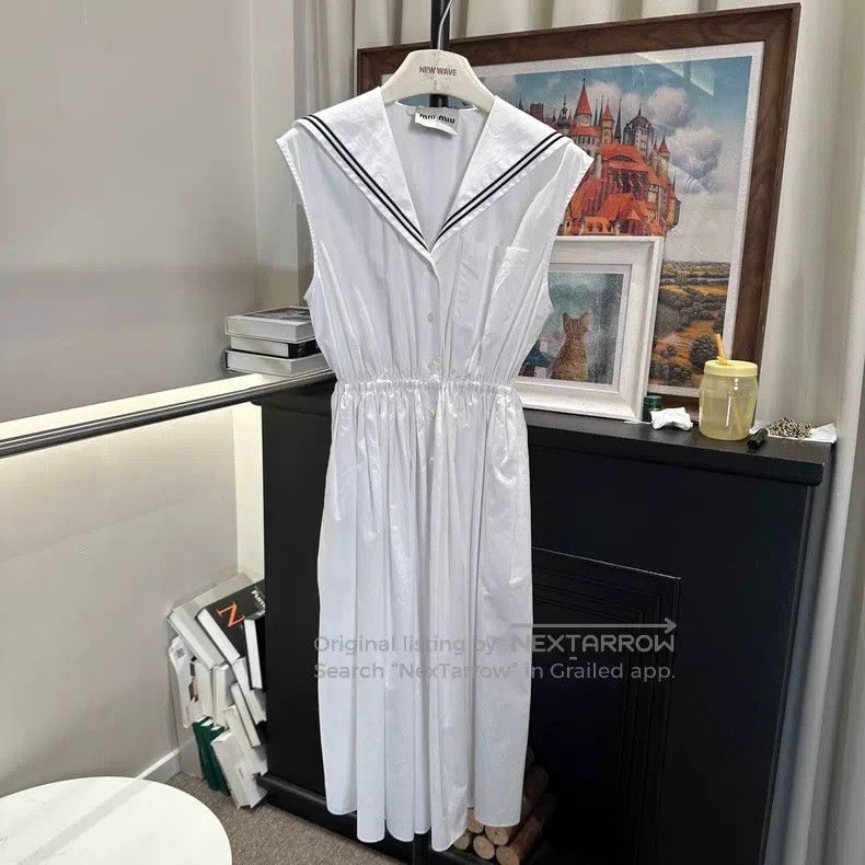 Miu Miu Miu Miu 38 Classic navy dress Size M / US 6-8 / IT 42-44 - 1 Thumbnail