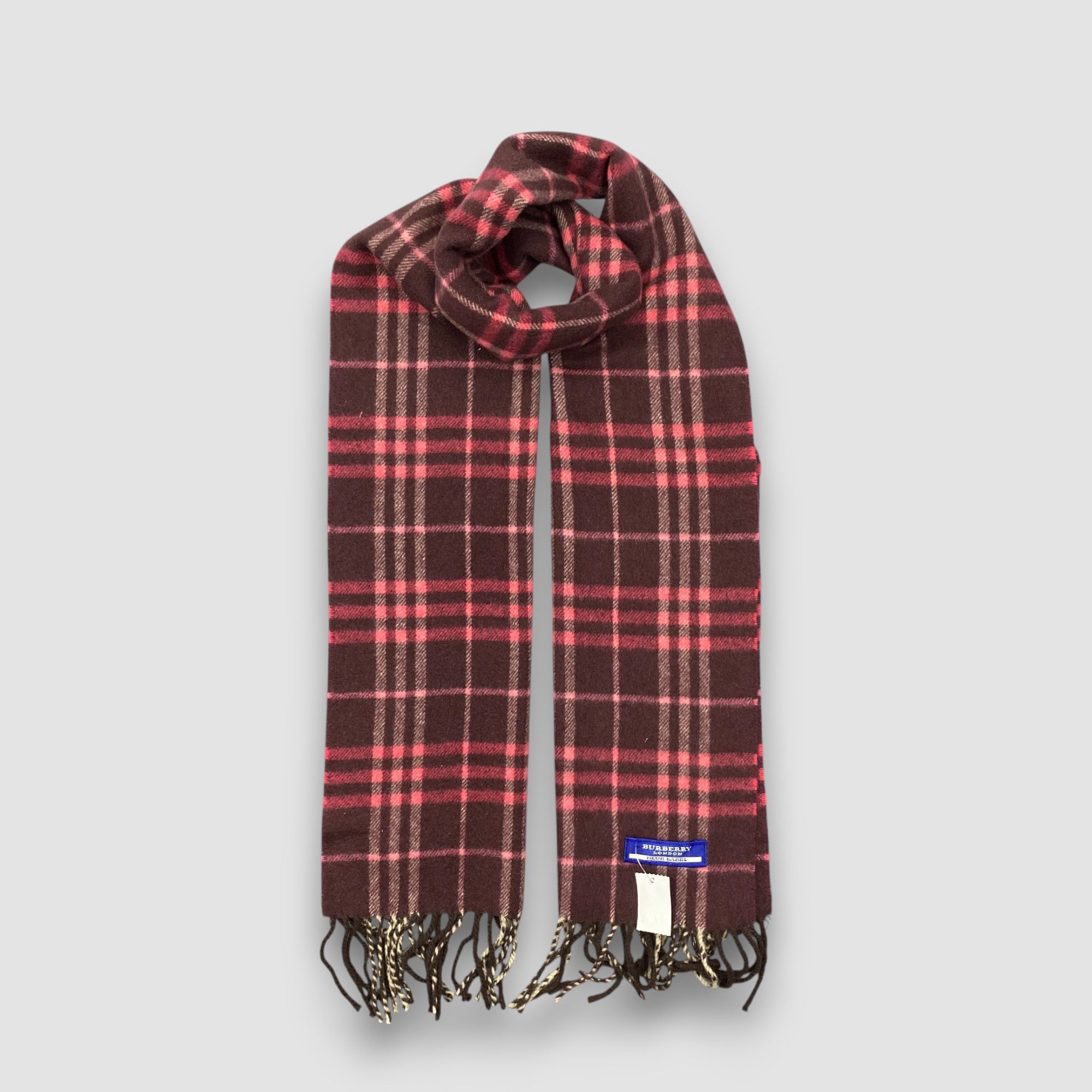 Burberry Vintage Burberry Scarf Muffler Wool Cashmere Winter Scarves Size ONE SIZE - 1 Thumbnail