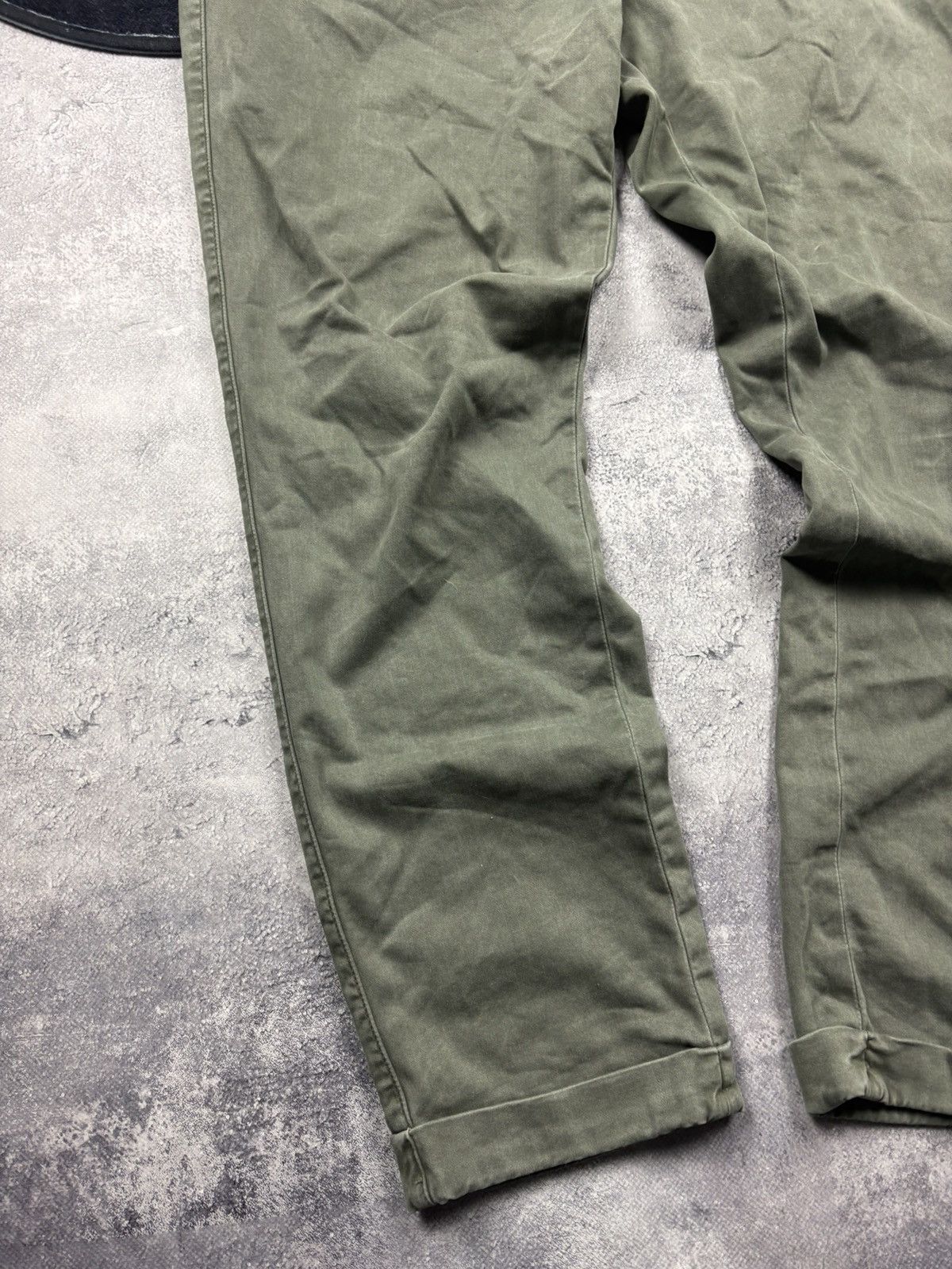 Vintage RAFFAELLO ROSSI Vintage Navy Green Hype Casual Pants Rare Size 32" / US 10 / IT 46 - 3 Thumbnail