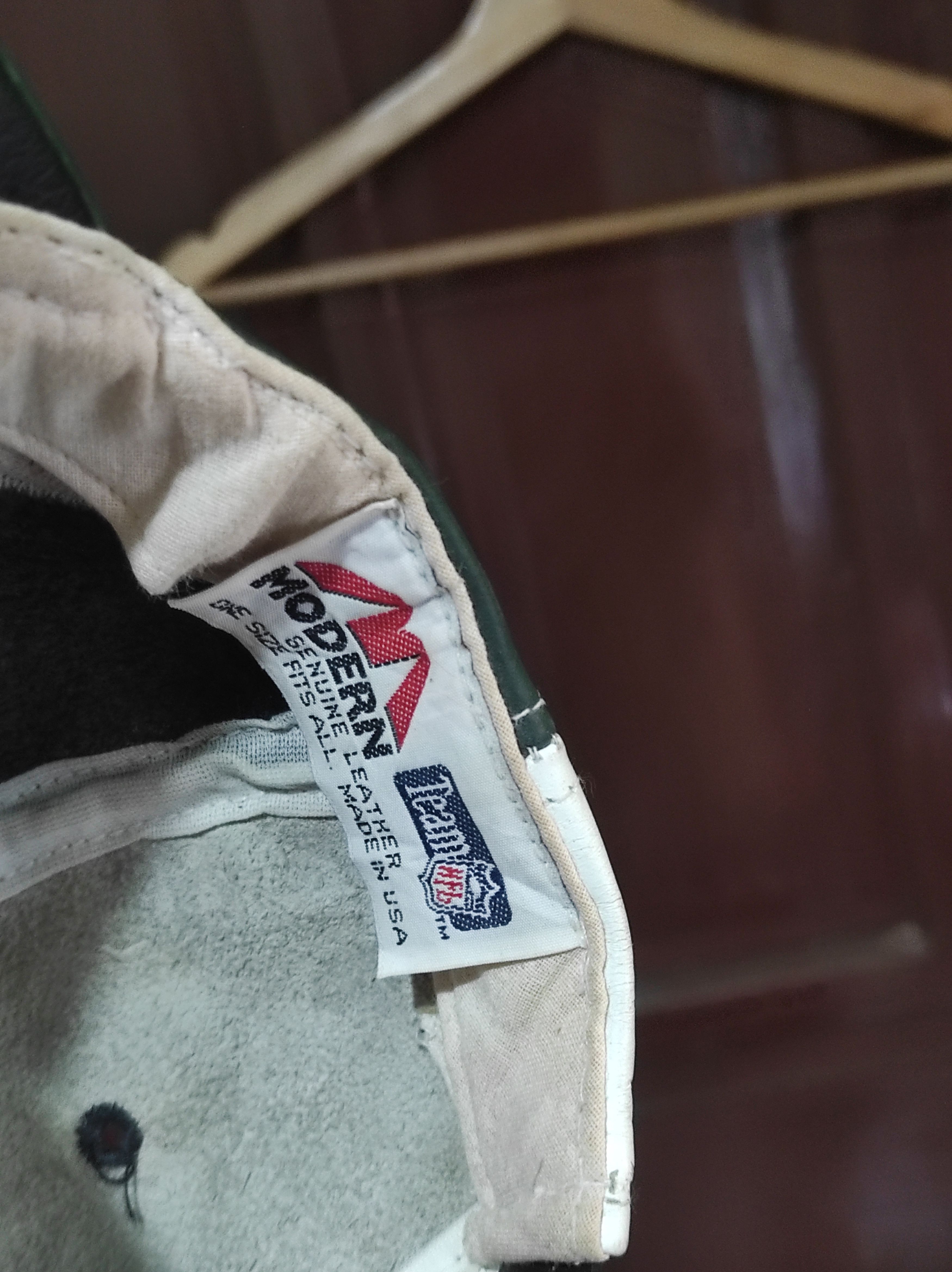Vintage VTG Gpackers Leather Cap by Modern Size ONE SIZE - 2 Thumbnail