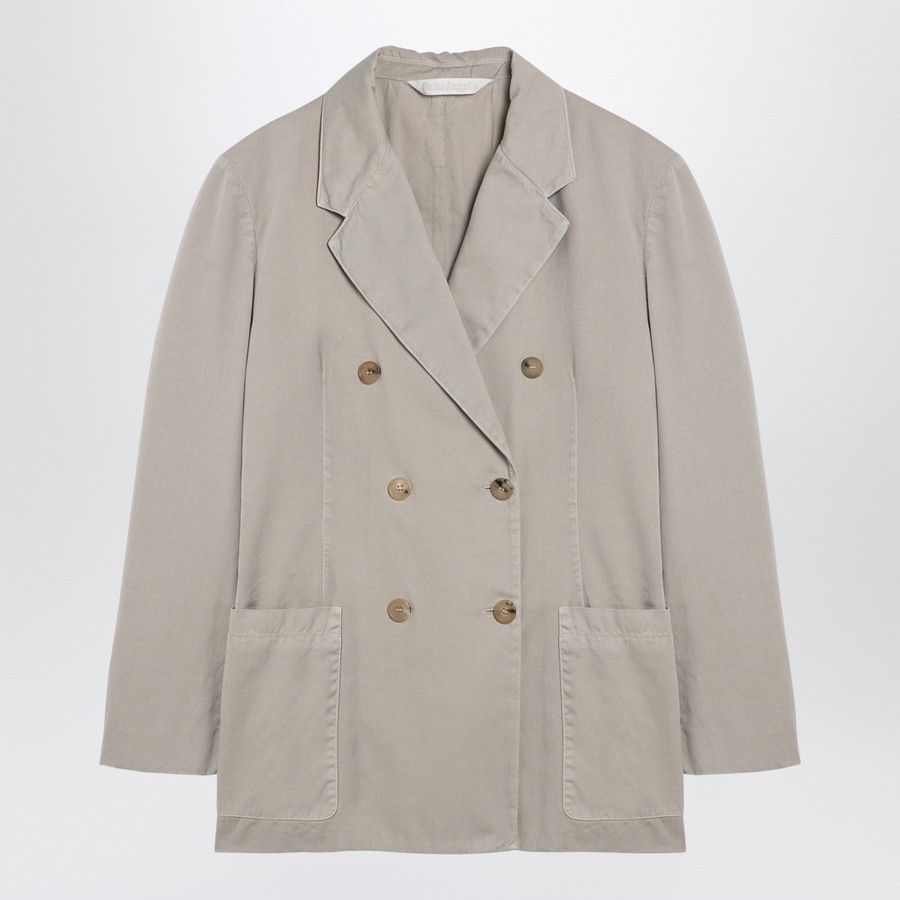 Palm Angels o1d2blof0924 Double-breasted Jackets In Beige Size S / US 4 / IT 40 - 1 Thumbnail