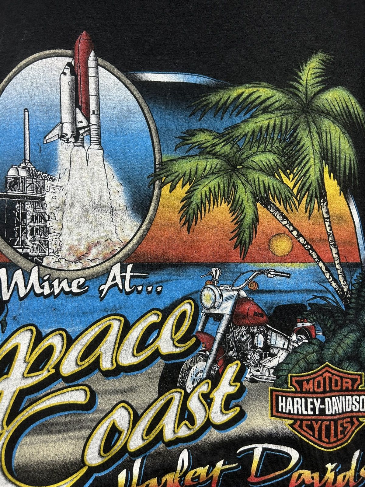 Harley Davidson 09 Harley Davidson Space Coast Life Begins When You Get One Size US XL / EU 56 / 4 - 5 Thumbnail