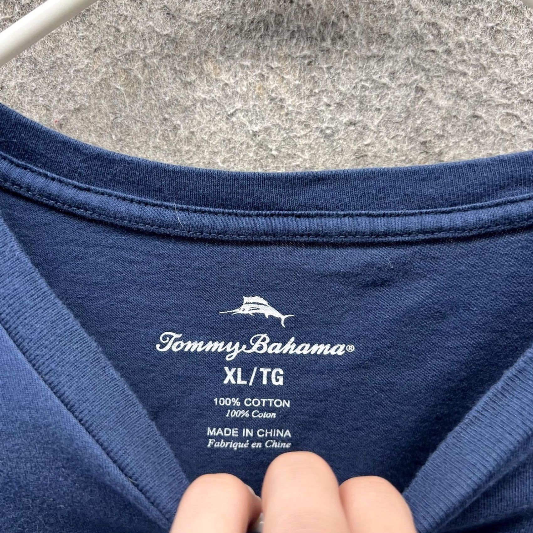 Tommy Bahama Tommy Bahama Shirt Mens XL Blue Graphic Print Golf Patriotic Tee Crew Neck Short Sleeve Size US XL / EU 56 / 4 - 6 Thumbnail