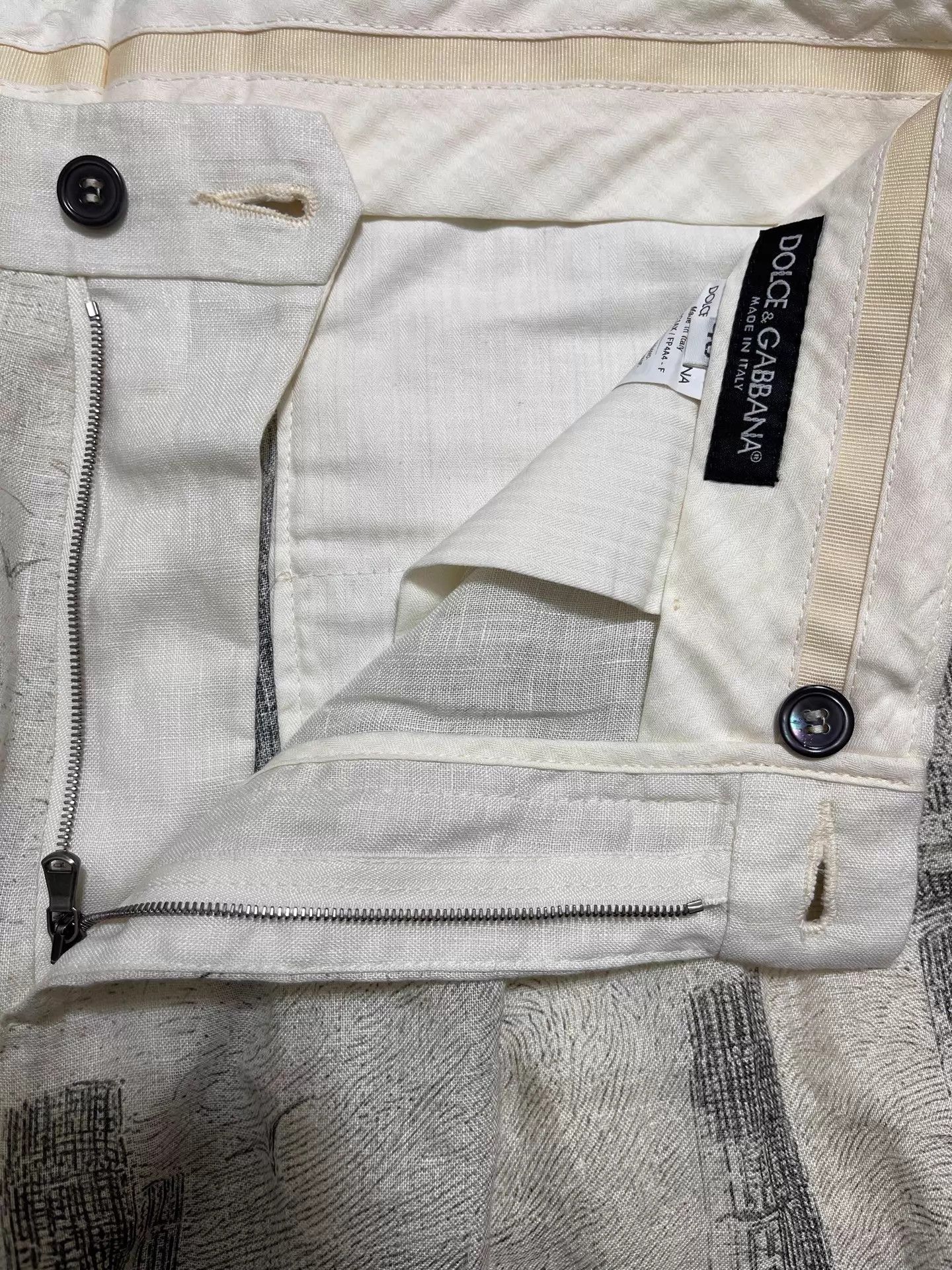 Dolce & Gabbana Dolce&Gabbana High-Waist Loose Hemp Shorts 46/48 Size US 32 / EU 48 - 4 Thumbnail