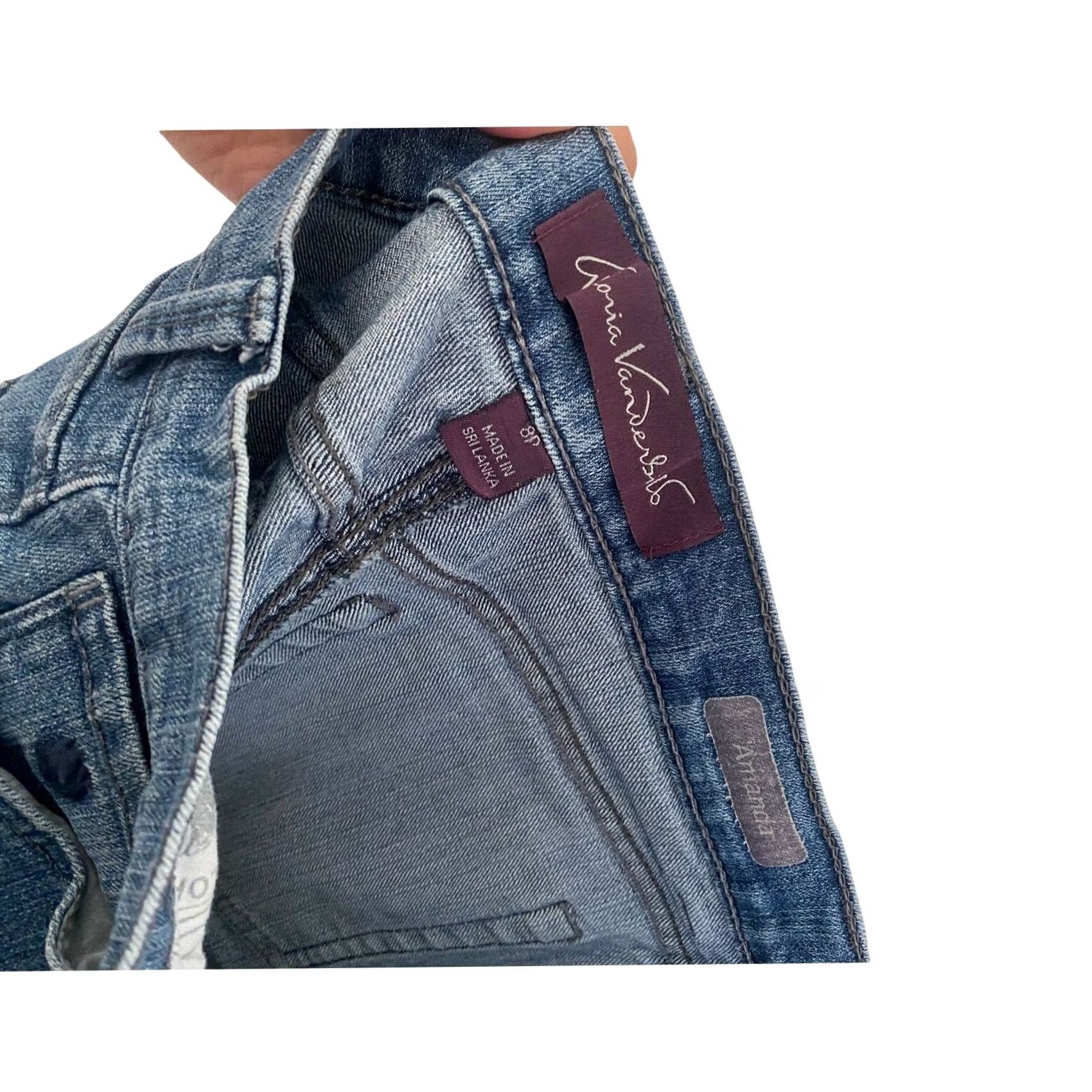 Gloria Vanderbilt Gloria Vanderbilt Jeans Straight Blue 8P Petite Womens Size 30" / US 8 / IT 44 - 5 Thumbnail