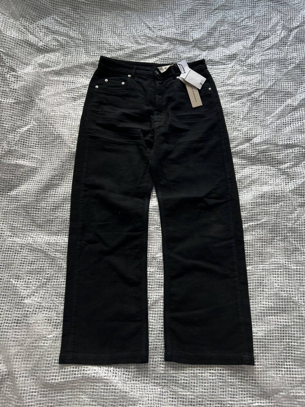 Pre-owned Rick Owens Geth Moleskin Pants