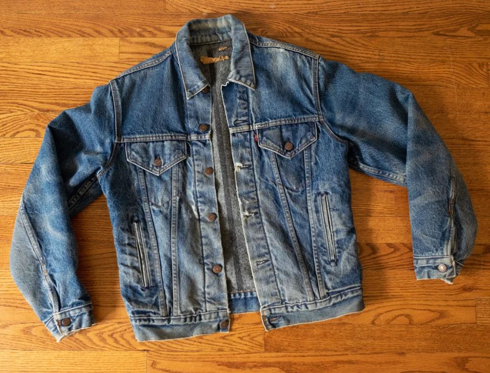 Levi's Men's Vintage 1980's Levi Blanket Lined Jacket Size US M / EU 48-50 / 2 - 2 Thumbnail