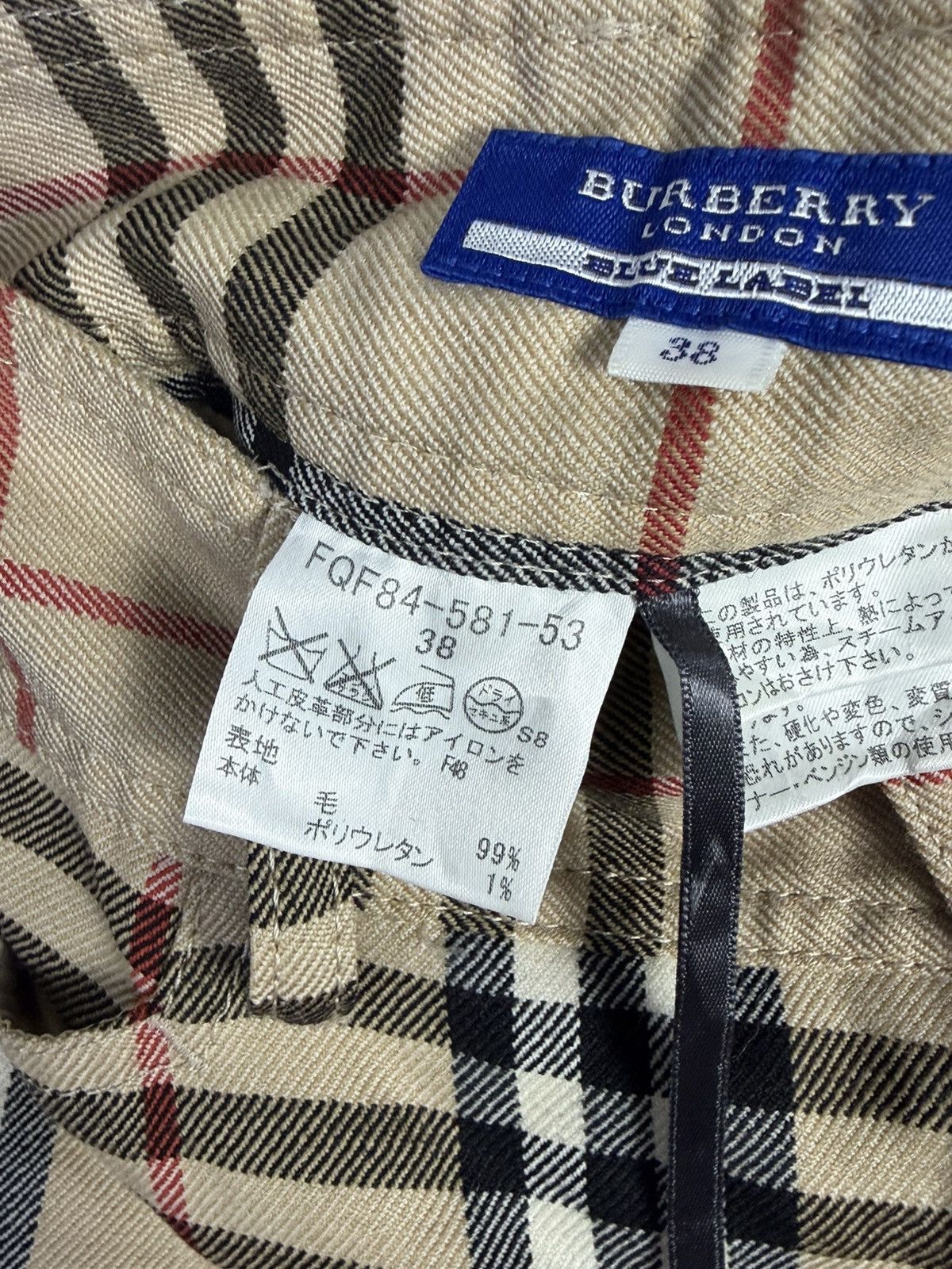 Burberry Burberry Nova Check Cropped Pants Size US 30 / EU 46 - 10 Thumbnail