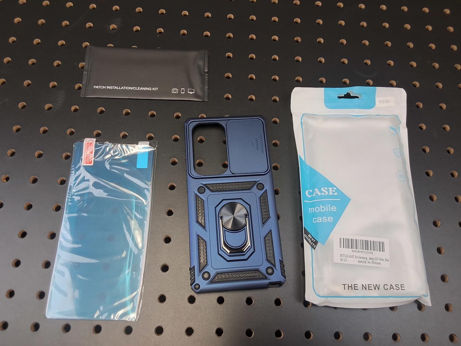 Other Rugged Blue Samsung S25 Ultra Case with Ring Grip! Size ONE SIZE - 1 Thumbnail