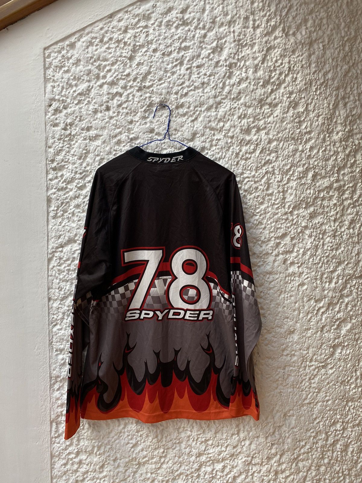 Spyder × Vintage SPYDER VINTAGE MOTOCROSS LONG SLEVEE JERSEY Size US L / EU 52-54 / 3 - 4 Thumbnail