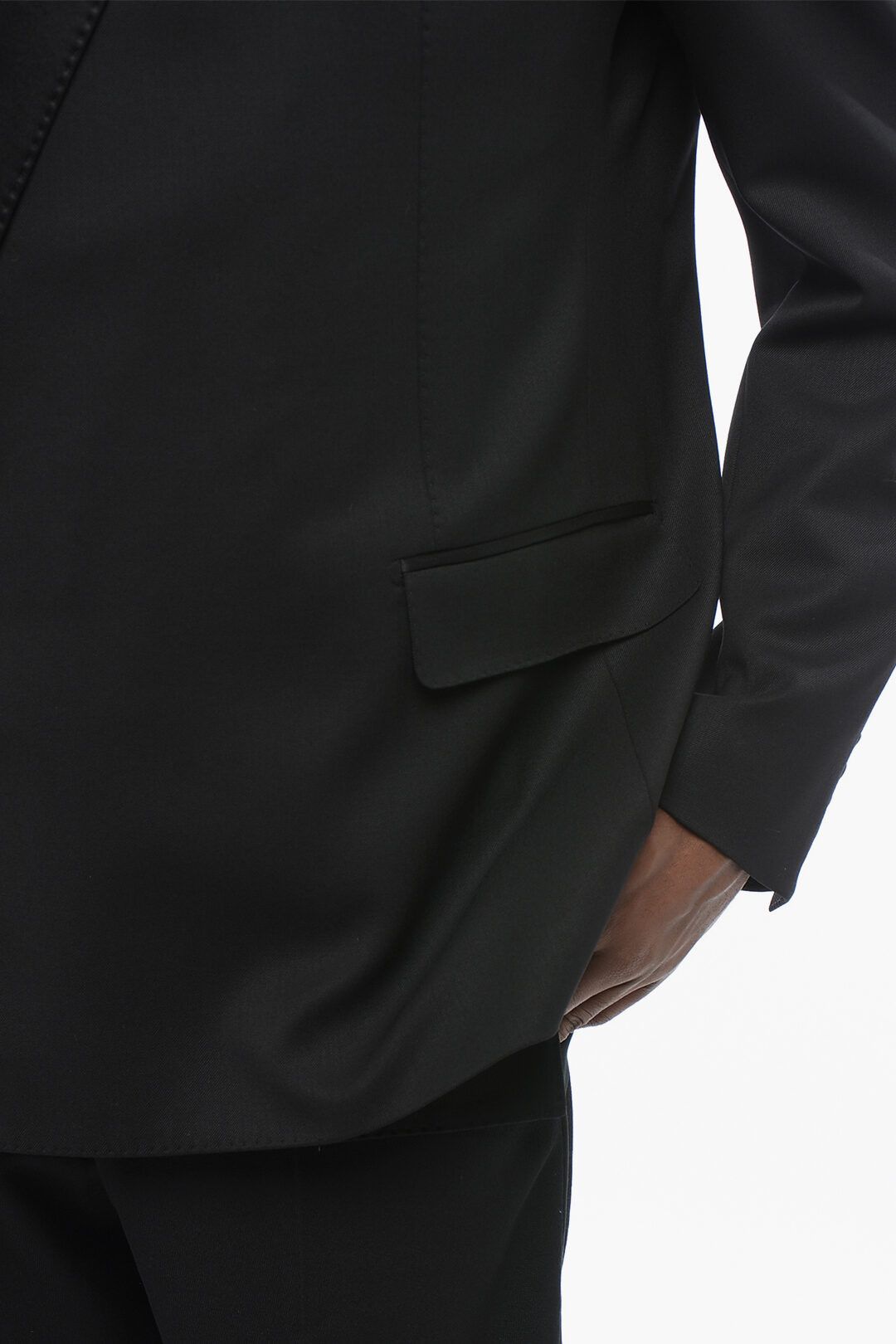 Dolce & Gabbana og1mm0825 Sicilia Double-Breasted Blazer in Balck Size US L / EU 52-54 / 3 - 3 Thumbnail