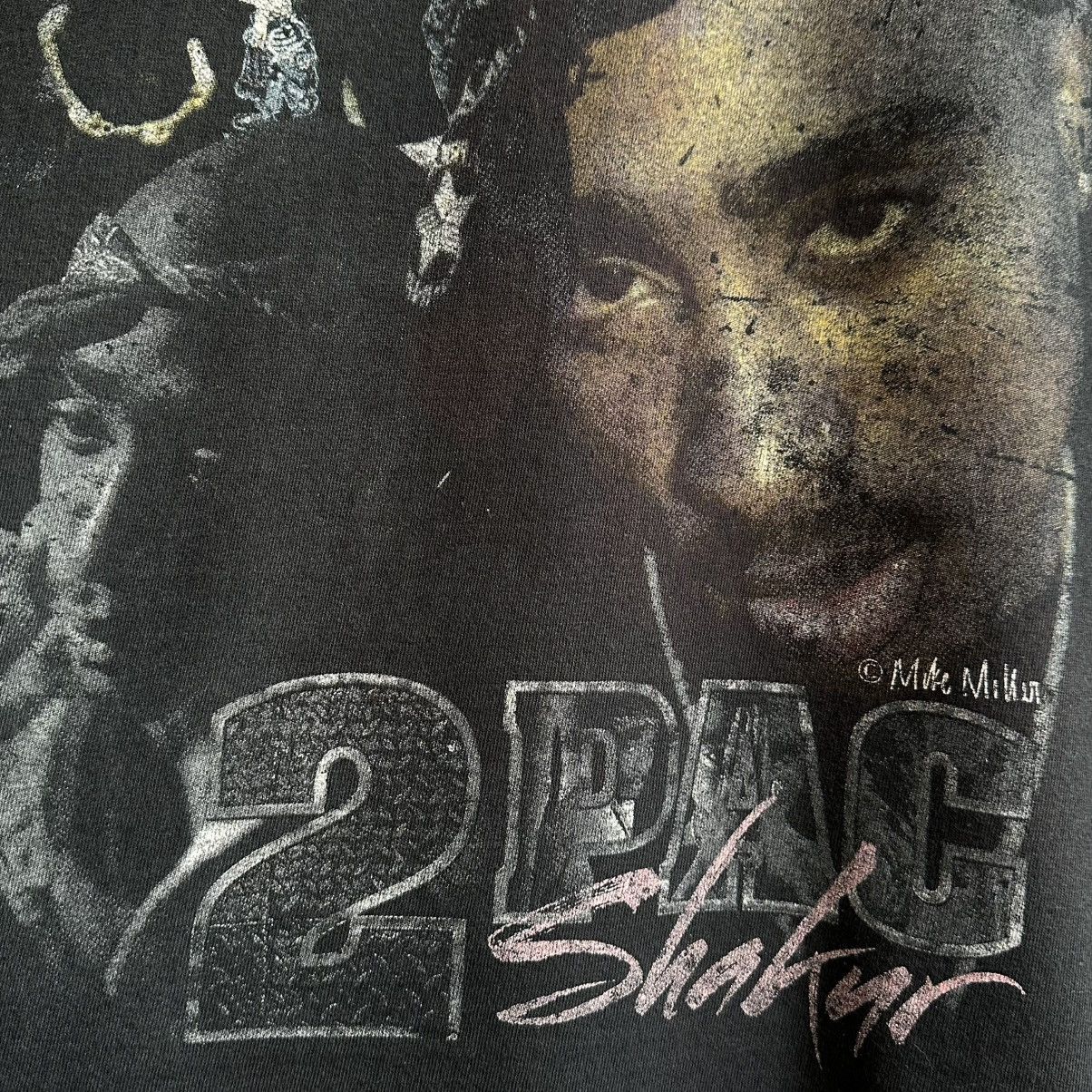 Band Tees × Vintage VINTAGE Y2K TUPAC SHAKUR 2PAC TEE Size US M / EU 48-50 / 2 - 4 Thumbnail