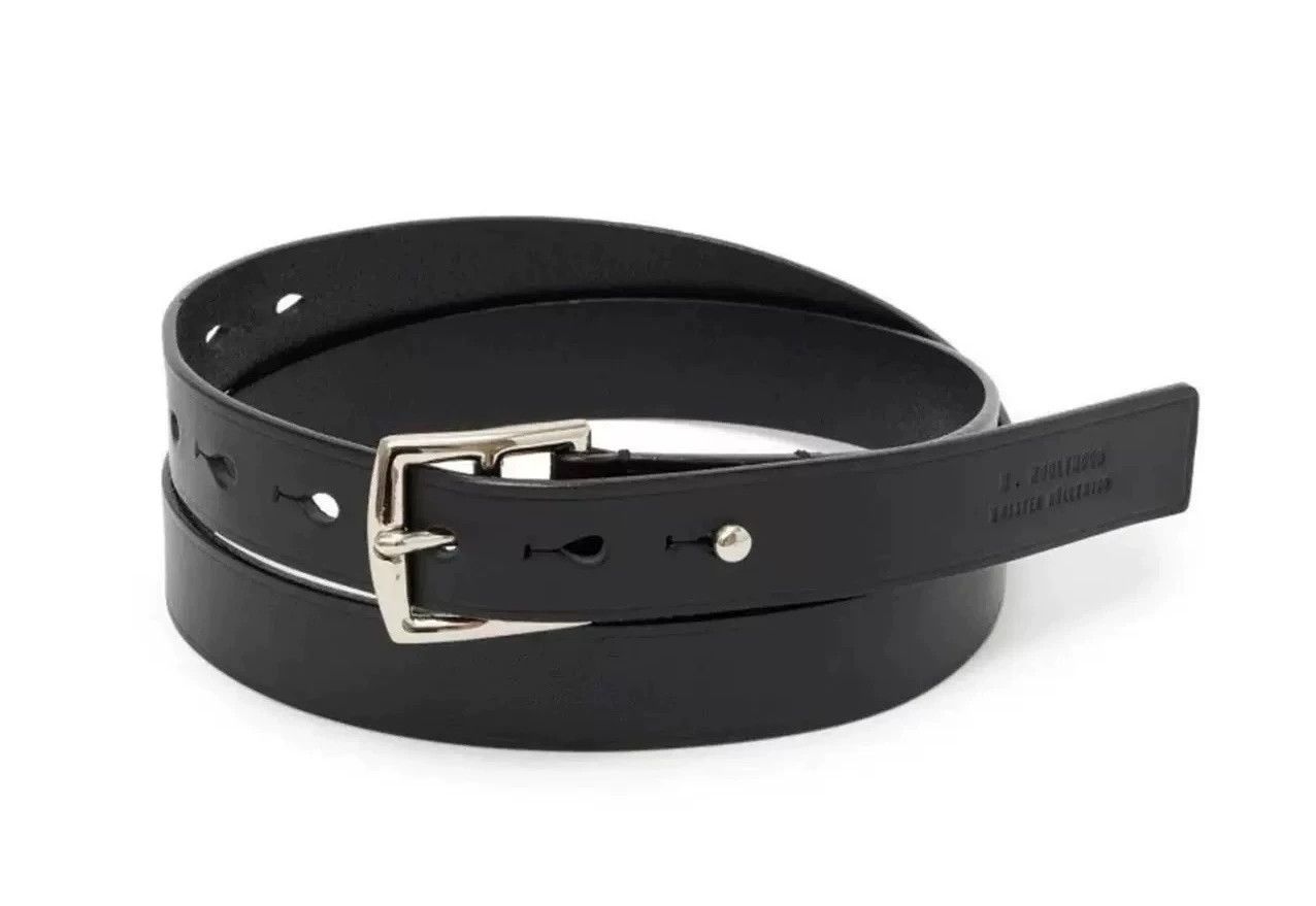 N.Hoolywood N.HOOLYWOOD Military Cowhide Minimalist Belt 10H Size ONE SIZE - 1 Thumbnail