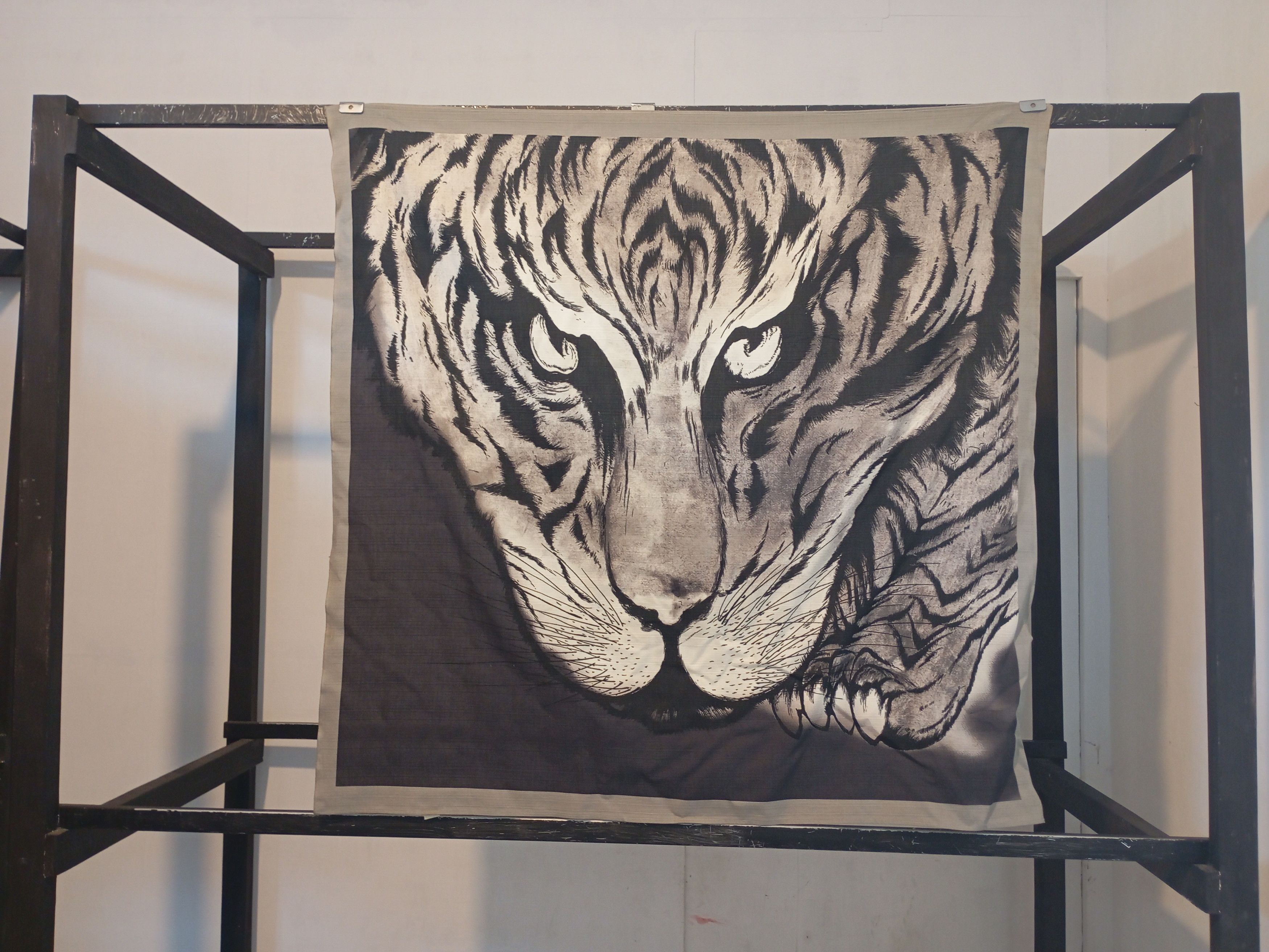 Tiger Japanese Tablecloth Home Deco Japan Cotton