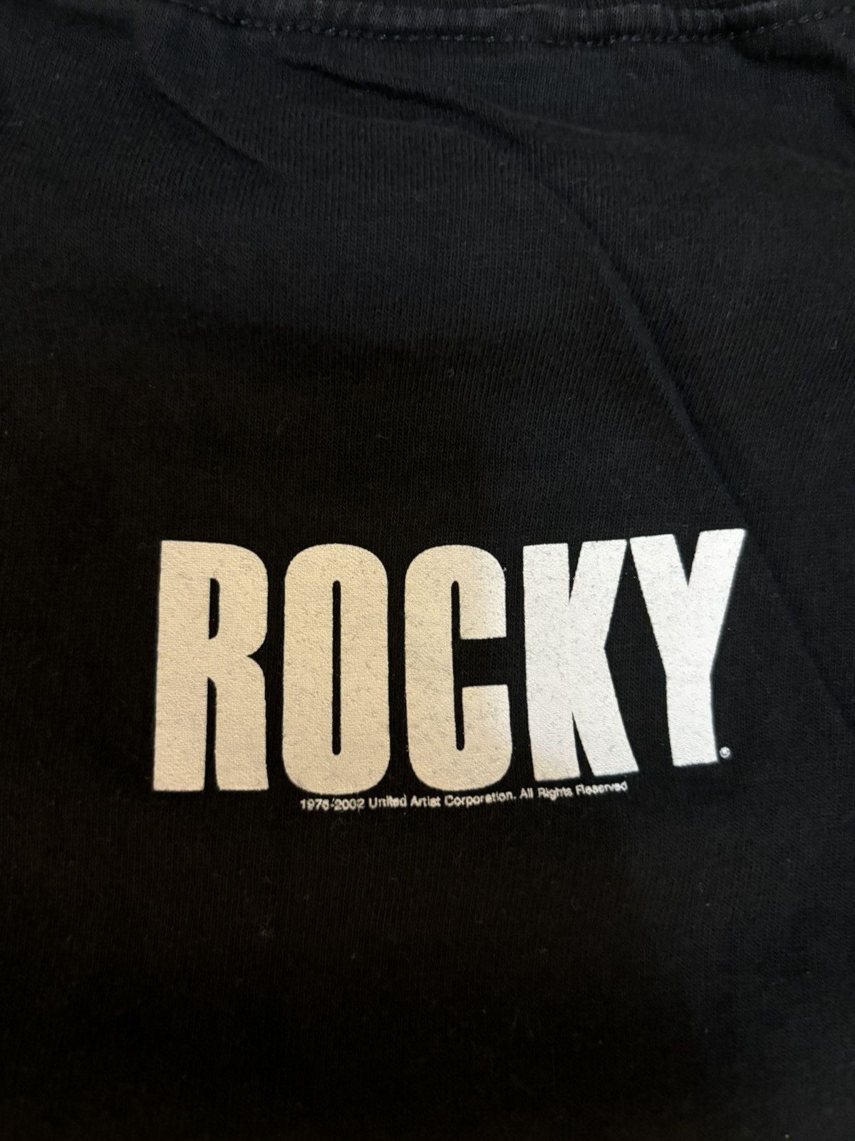 Vintage Rare Vintage Rocky Eye of the Tiger Stallone Movie Tee Size US XL / EU 56 / 4 - 15 Thumbnail