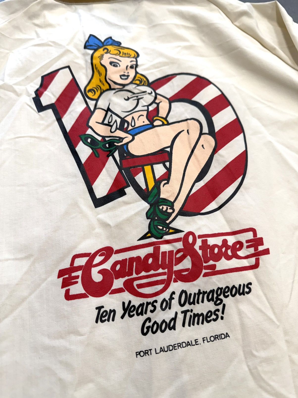 Other ‘80s Vintage Candy Store 10 Year Anniversary Florida Jacket Size US XL / EU 56 / 4 - 3 Thumbnail