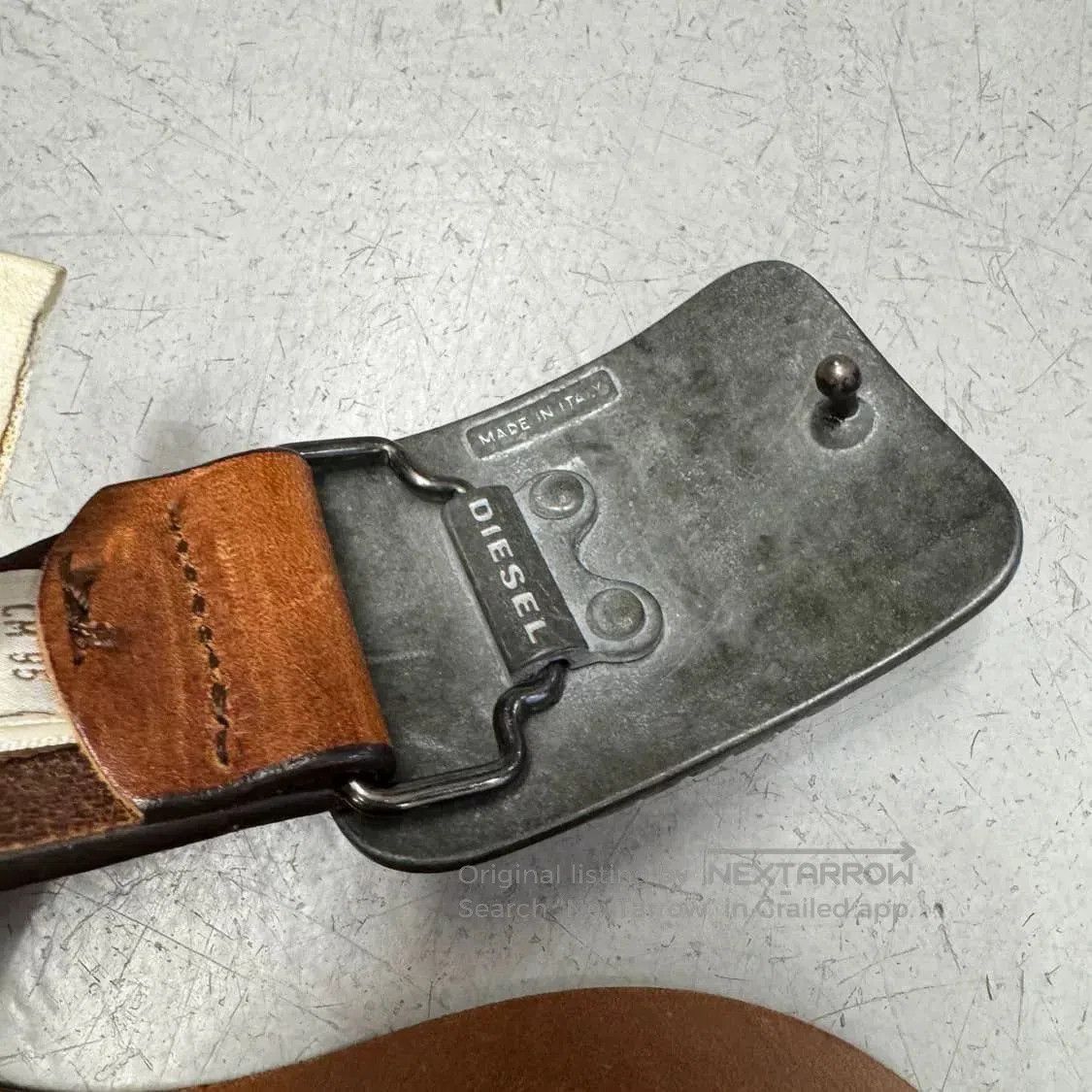 Diesel Diesel Vintage Inscribed Belt. Size ONE SIZE - 2 Thumbnail