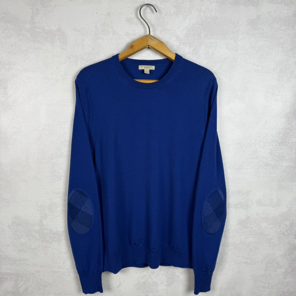 Burberry Burberry Brit Elbow Patches Merino Wool Jumper Sweater M Size US M / EU 48-50 / 2 - 1 Thumbnail