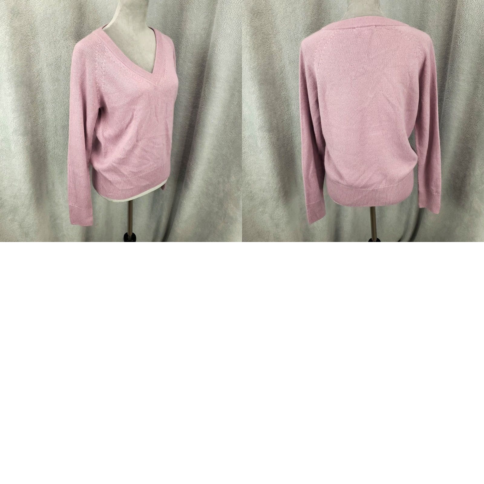 Vintage Womens Sweater Size Small Pink Long Sleeve V Neck Pullover Acrylic Solid Size S / US 4 / IT 40 - 8 Thumbnail