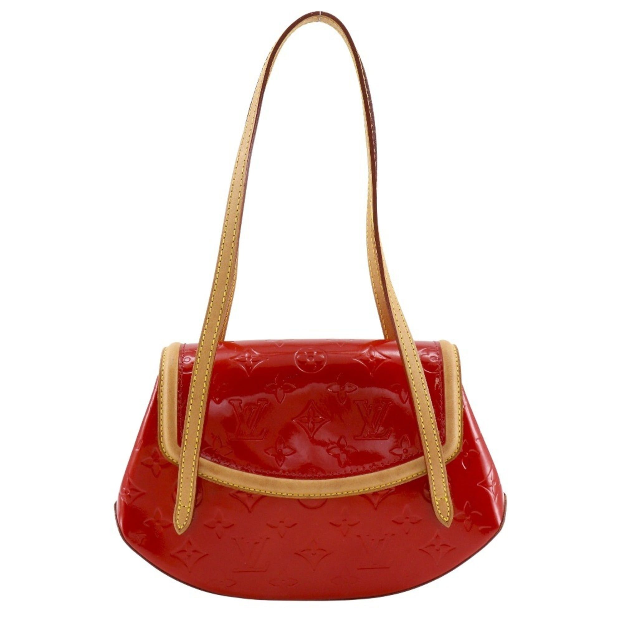 Louis Vuitton Louis Vuitton Biscayne Bay PM Tote Bag M91291 Monogram Vernis 2004 Red TH0044 Magnet Attached Women's Size ONE SIZE - 1 Thumbnail
