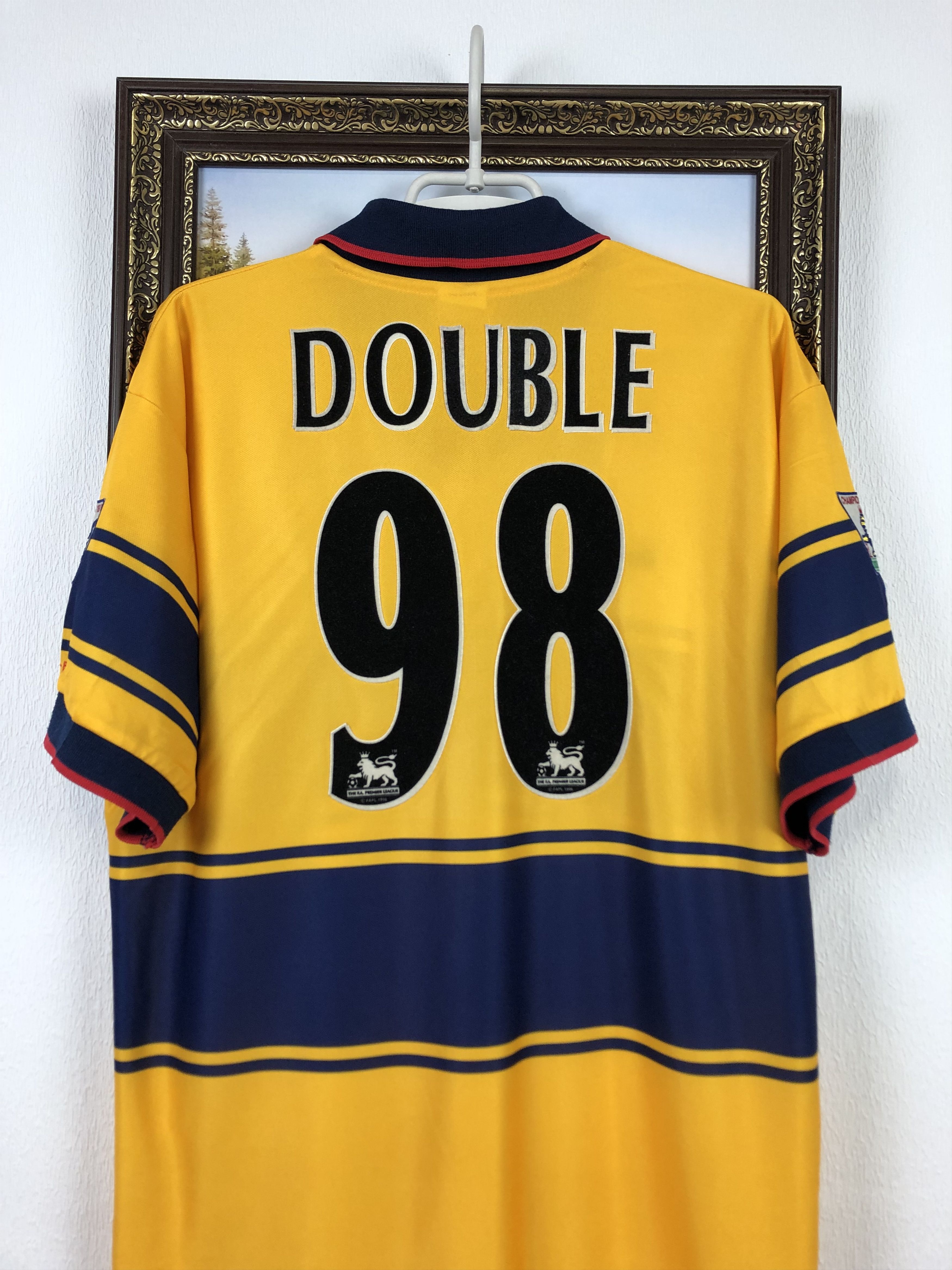 Nike Arsenal football shirt 1997 #98 Double Jersey Nike Rare Size US L / EU 52-54 / 3 - 15 Thumbnail