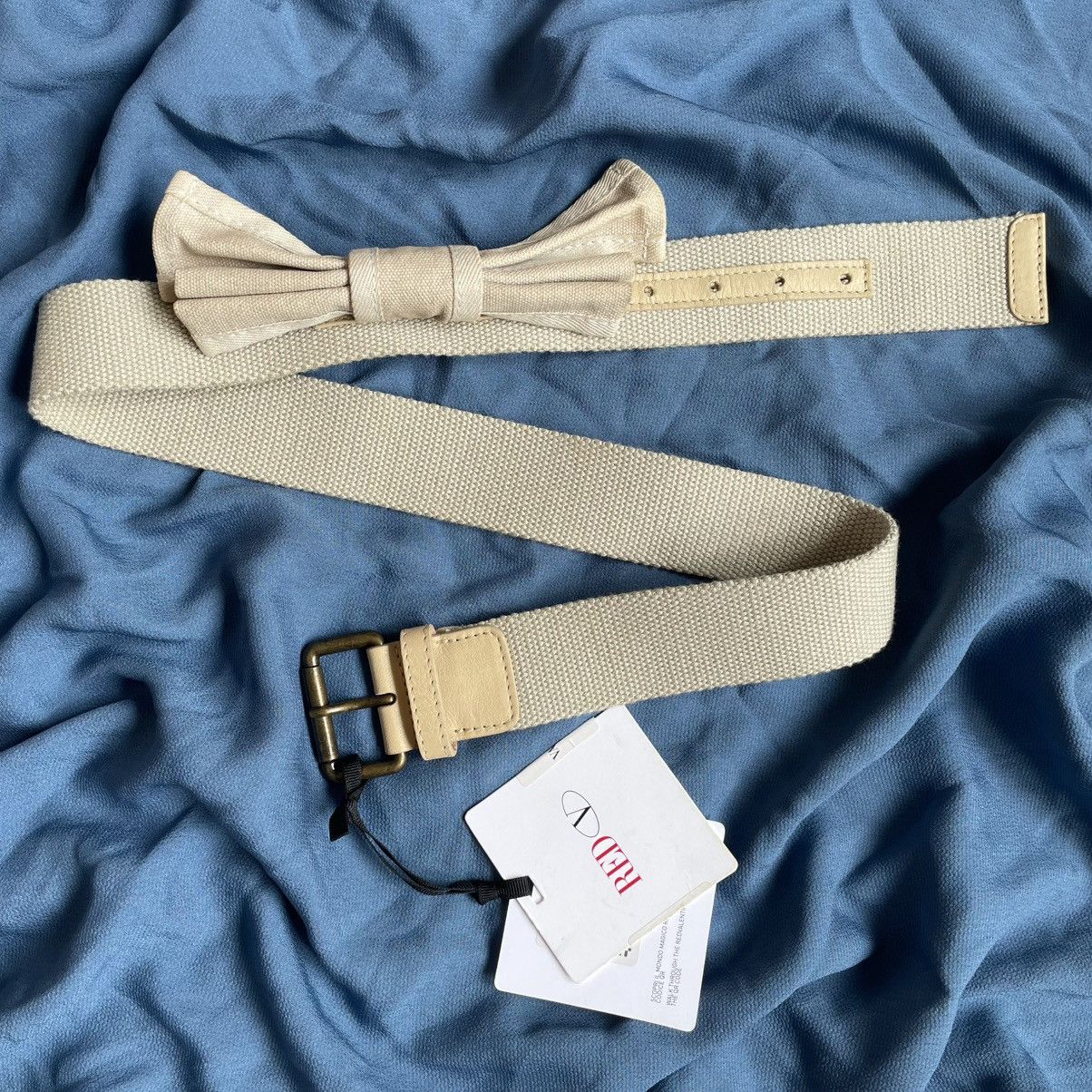 Valentino Red Valentino Ribbon Bow Design Belt Size ONE SIZE - 1 Thumbnail