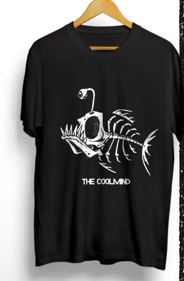 Other Streetwear Retro Skull Monster Fish Print Soft T-Shirt Punk Size US M / EU 48-50 / 2 - 2 Thumbnail
