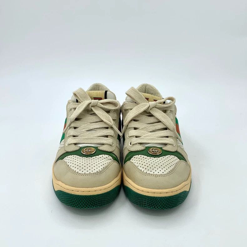 Gucci Gucci Color-blocking GG enamel printed lace-up casual dirty Size US 5.5 / EU 38 - 3 Thumbnail