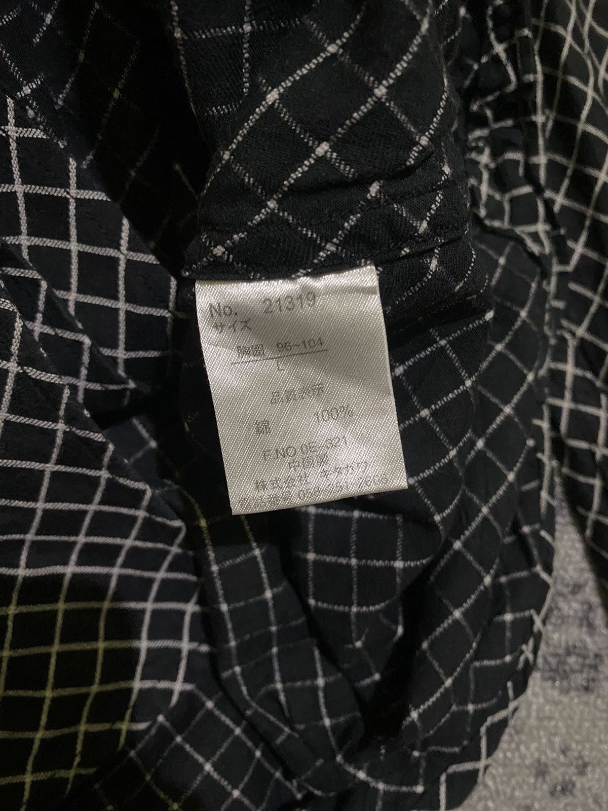 Beauty Beast × Japanese Brand × Tornado Mart Kansai Yamamoto plaid long Shirt Size US L / EU 52-54 / 3 - 5 Thumbnail