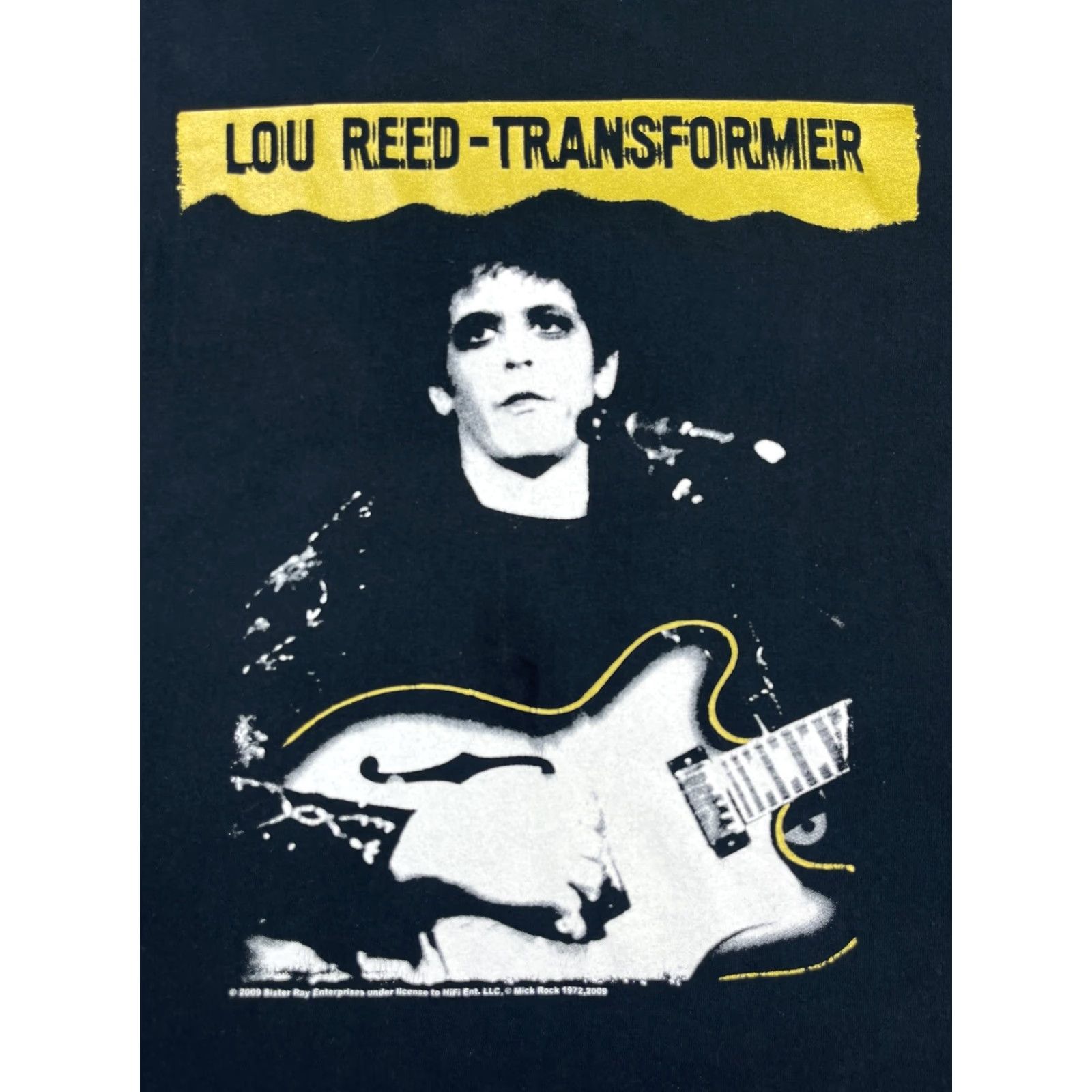 Gildan VINTAGE Lou Reed T-Shirt XL Black 70s Grunge Velvet Underground Transformers Mens Size US XL / EU 56 / 4 - 2 Thumbnail