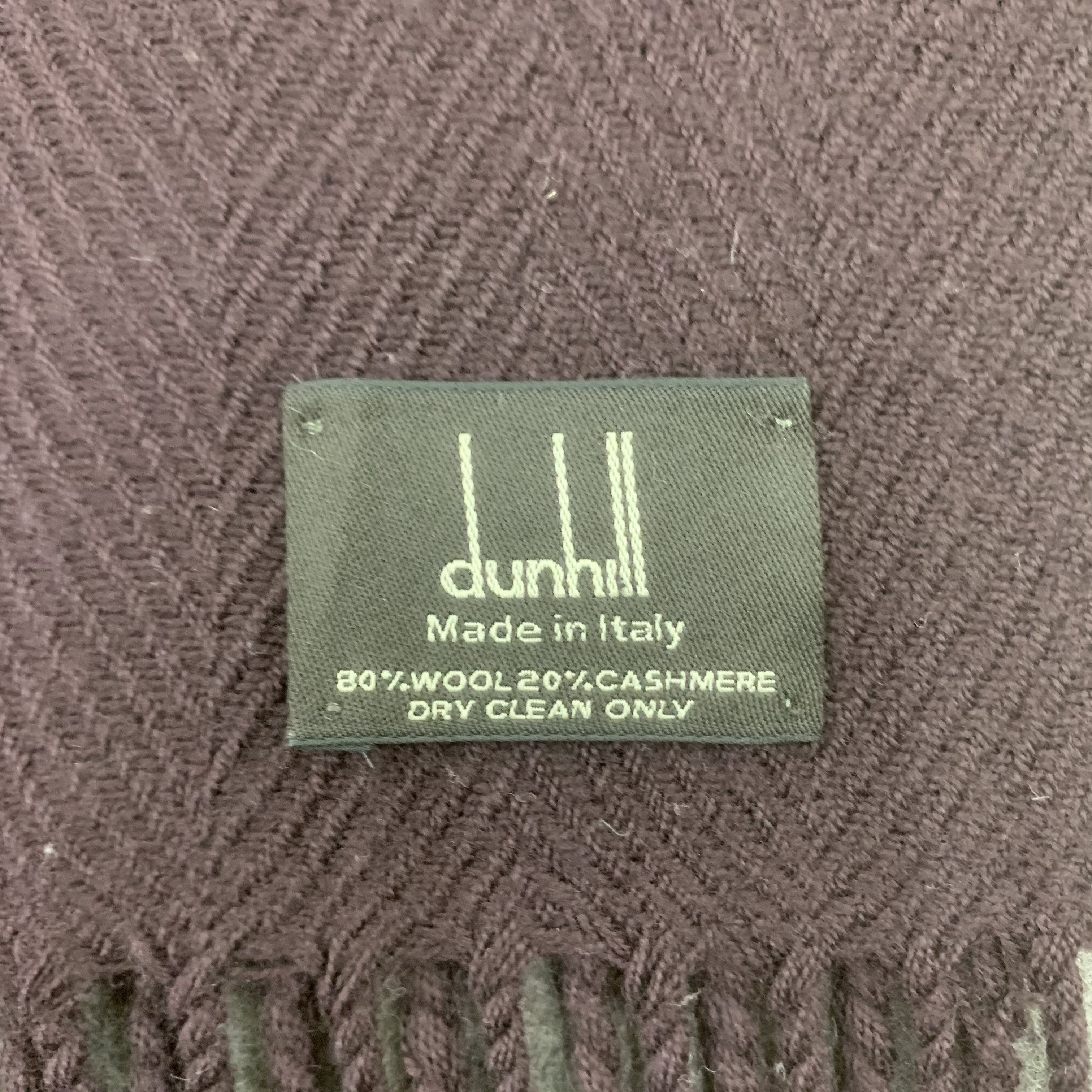 Alfred Dunhill Dunhill Scarf Wool Cashmere Muffler Neck Wrap BL9131 Size ONE SIZE - 5 Thumbnail