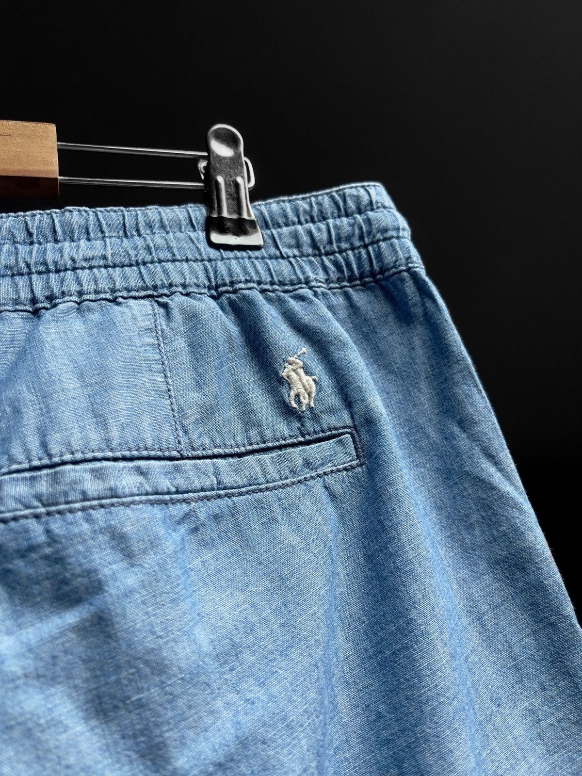 Polo Ralph Lauren Polo Ralph Lauren Chambray Shorts Size US 32 / EU 48 - 1 Thumbnail