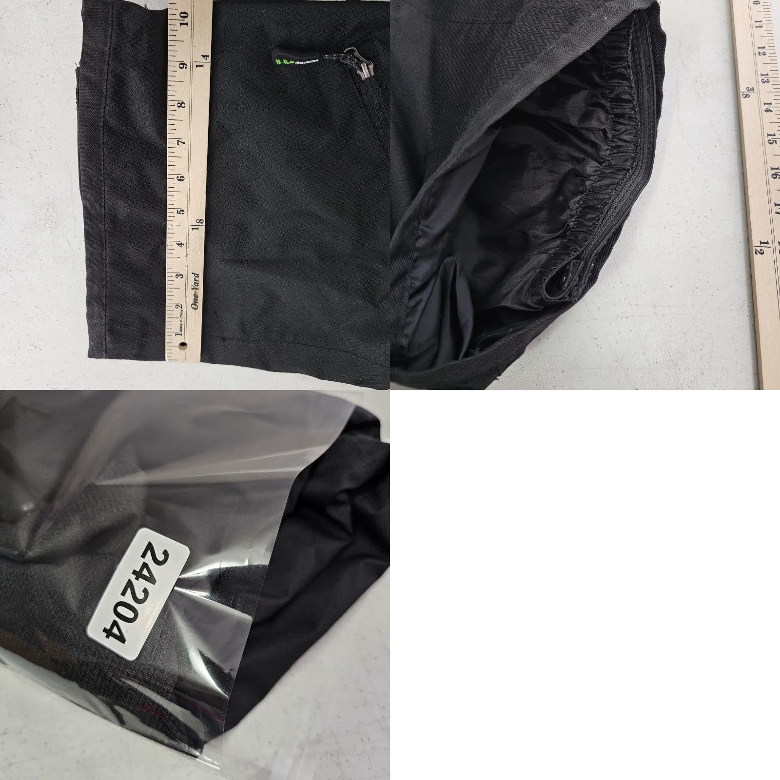 Vintage Morrow Snow Pants Mens XL Black Waterproof Insulated Ski Snowboard Herringbone 5000mm Pockets Zip Pocket Adjustable Waist Size US 36 / EU 52 - 9 Thumbnail
