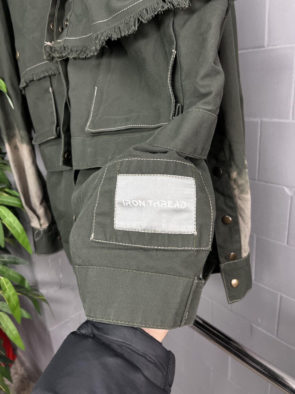 Other REWORKED HEAVY DENIM BONDAGE JACKET WITH 3D POCKETS - 2282 Size US XL / EU 56 / 4 - 7 Thumbnail