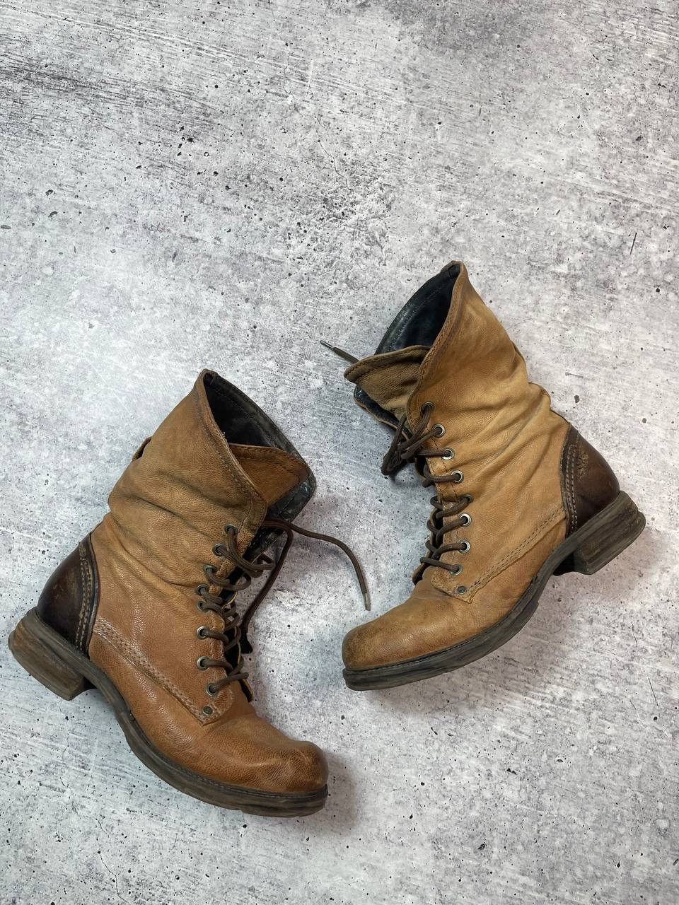 A.S.98 Vintage Airstep AS98 Biker Ankle Leather Boots Y2K Size US 7 / IT 37 - 4 Thumbnail