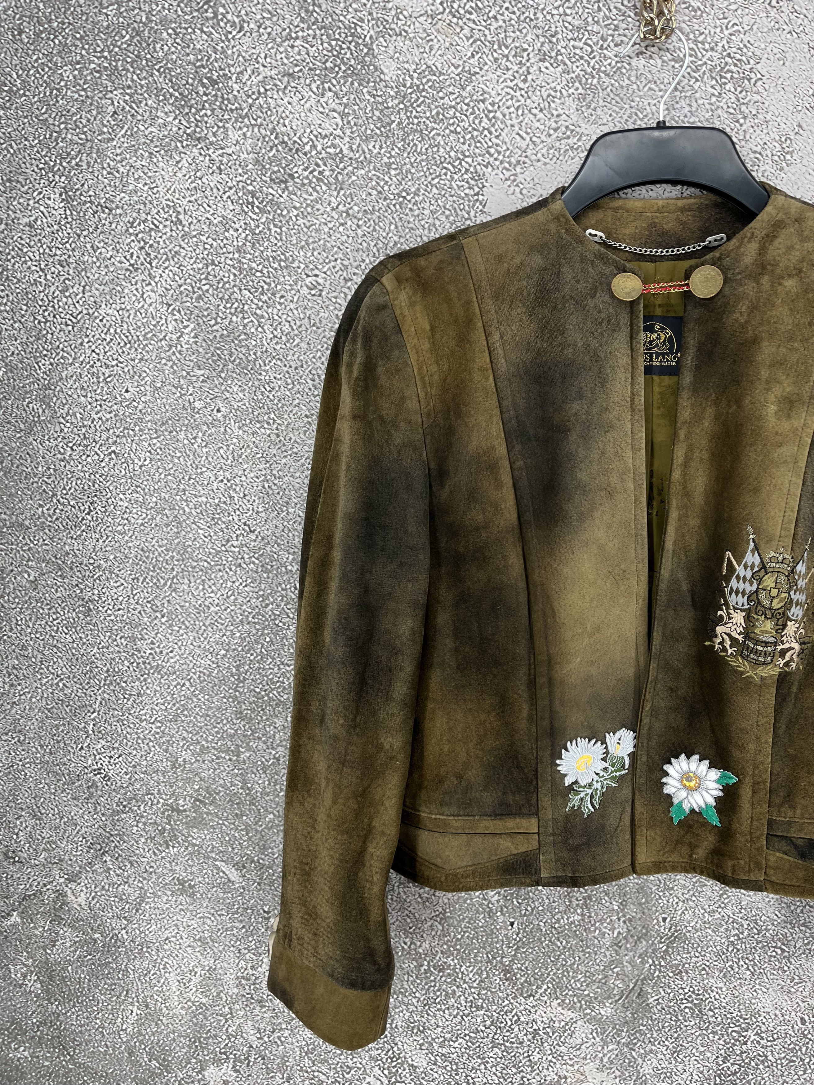 Julius Vintage Julius Lang Bavarian Leather Jacket Trachten Style Size S / US 4 / IT 40 - 4 Thumbnail