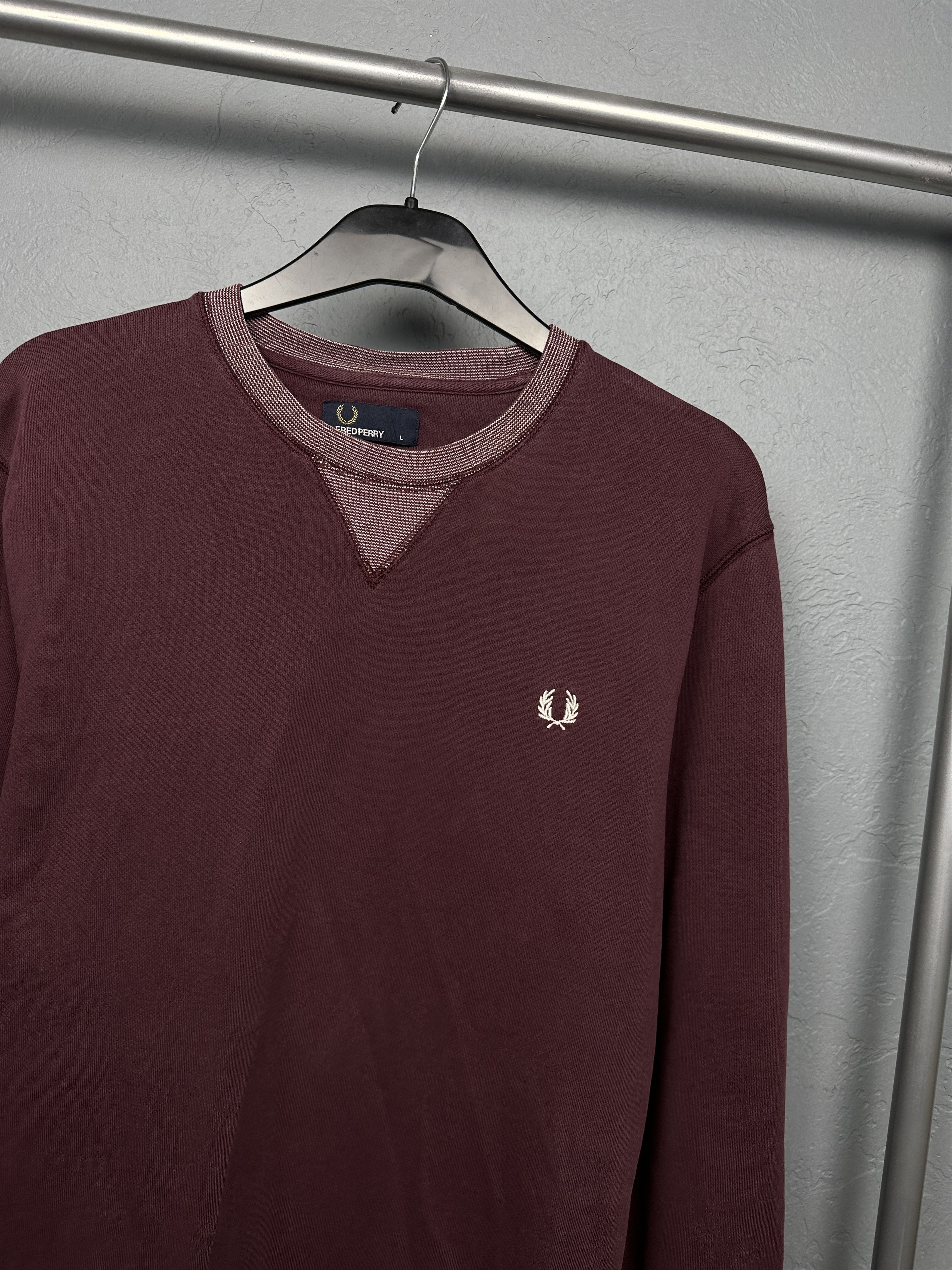 Fred Perry Fred Perry Vintage Mens Crew Neck Sweatshirt Size US L / EU 52-54 / 3 - 2 Thumbnail