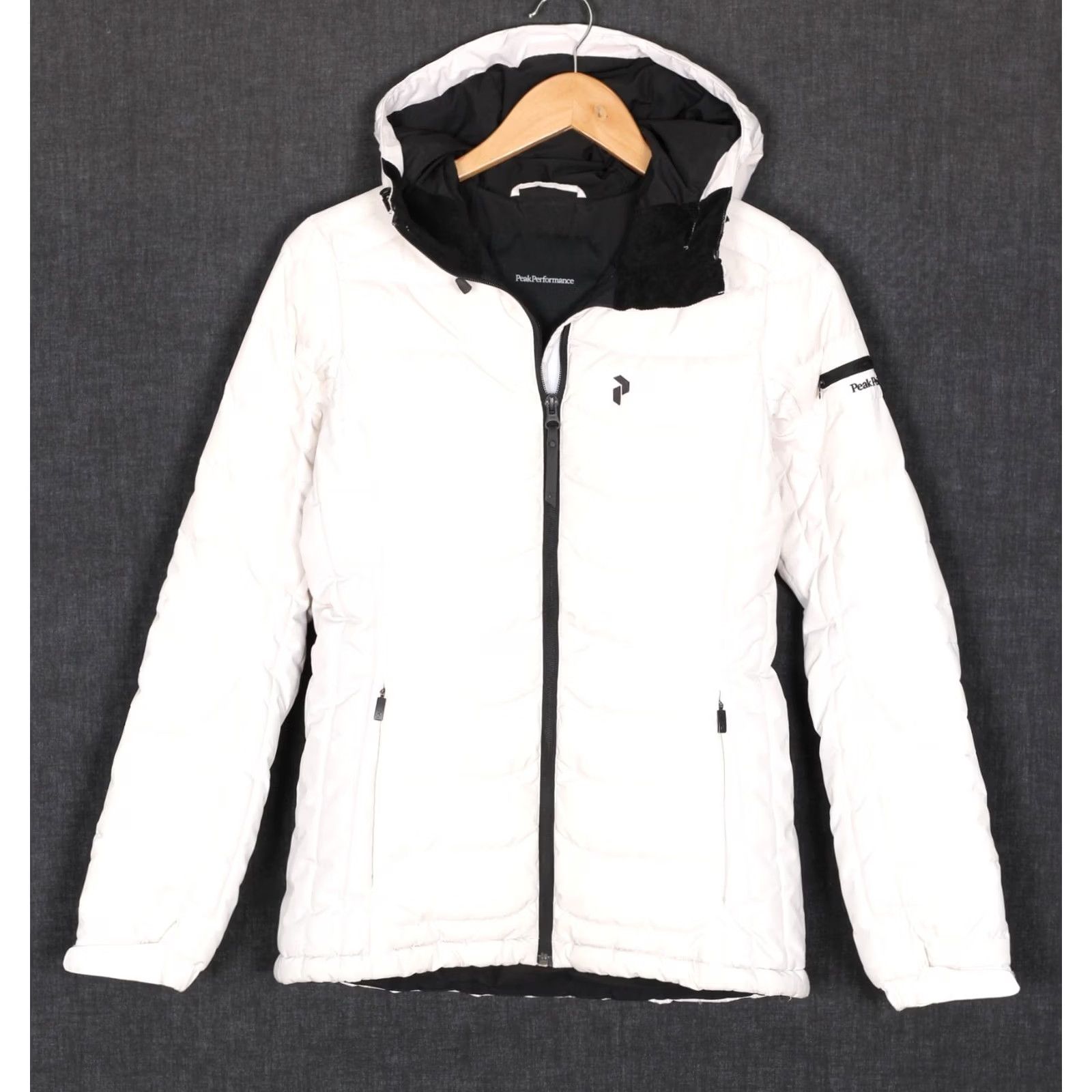 Peak Performance PEAK PERFORMANCE W BLACK Hooded Down Ski Jacket Women XS MJ5936 Size XS / US 0-2 / IT 36-38 - 2 Thumbnail