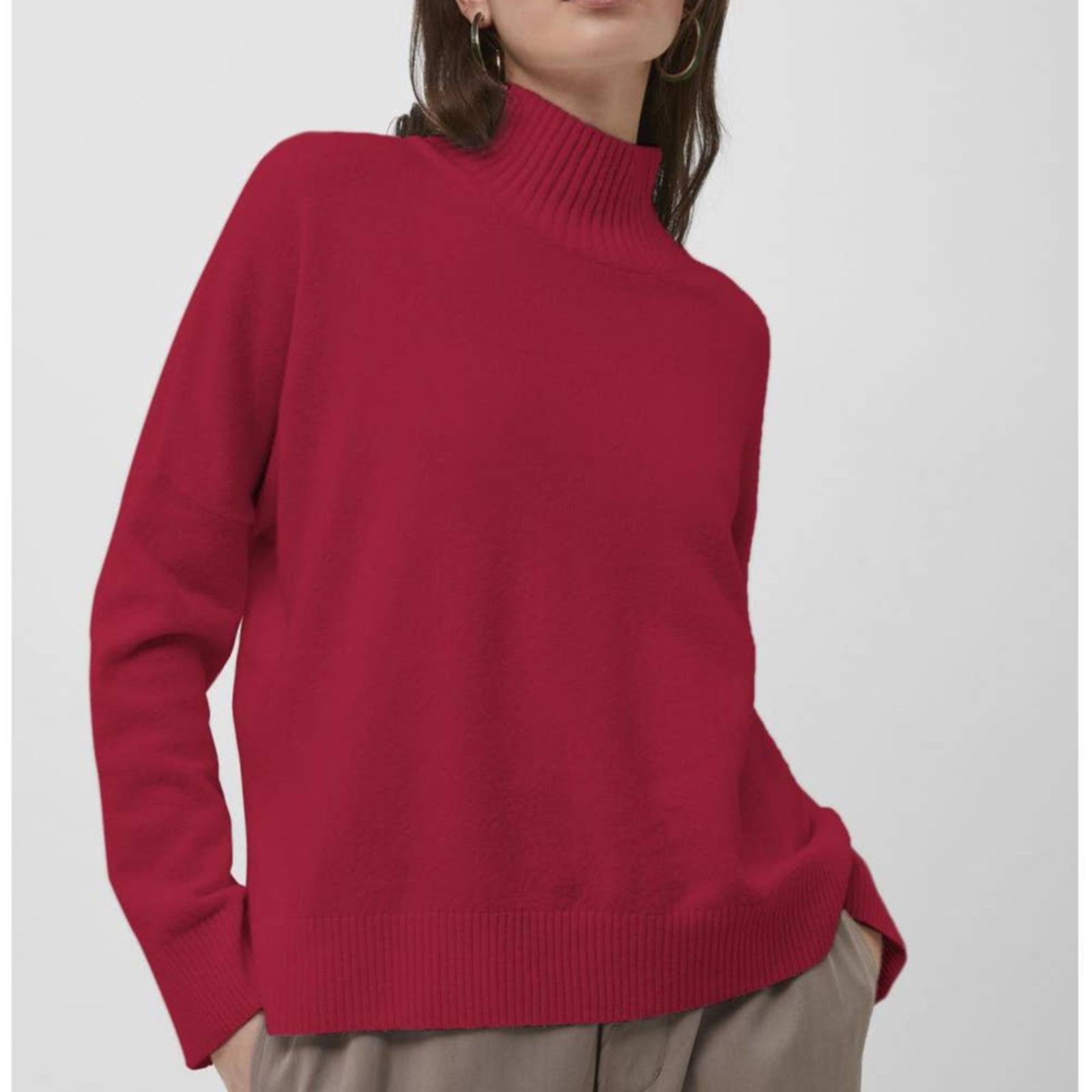 French Connection French Connection Jeanie Mock Neck Pullover Wool Blend XS Size XS / US 0-2 / IT 36-38 - 1 Thumbnail