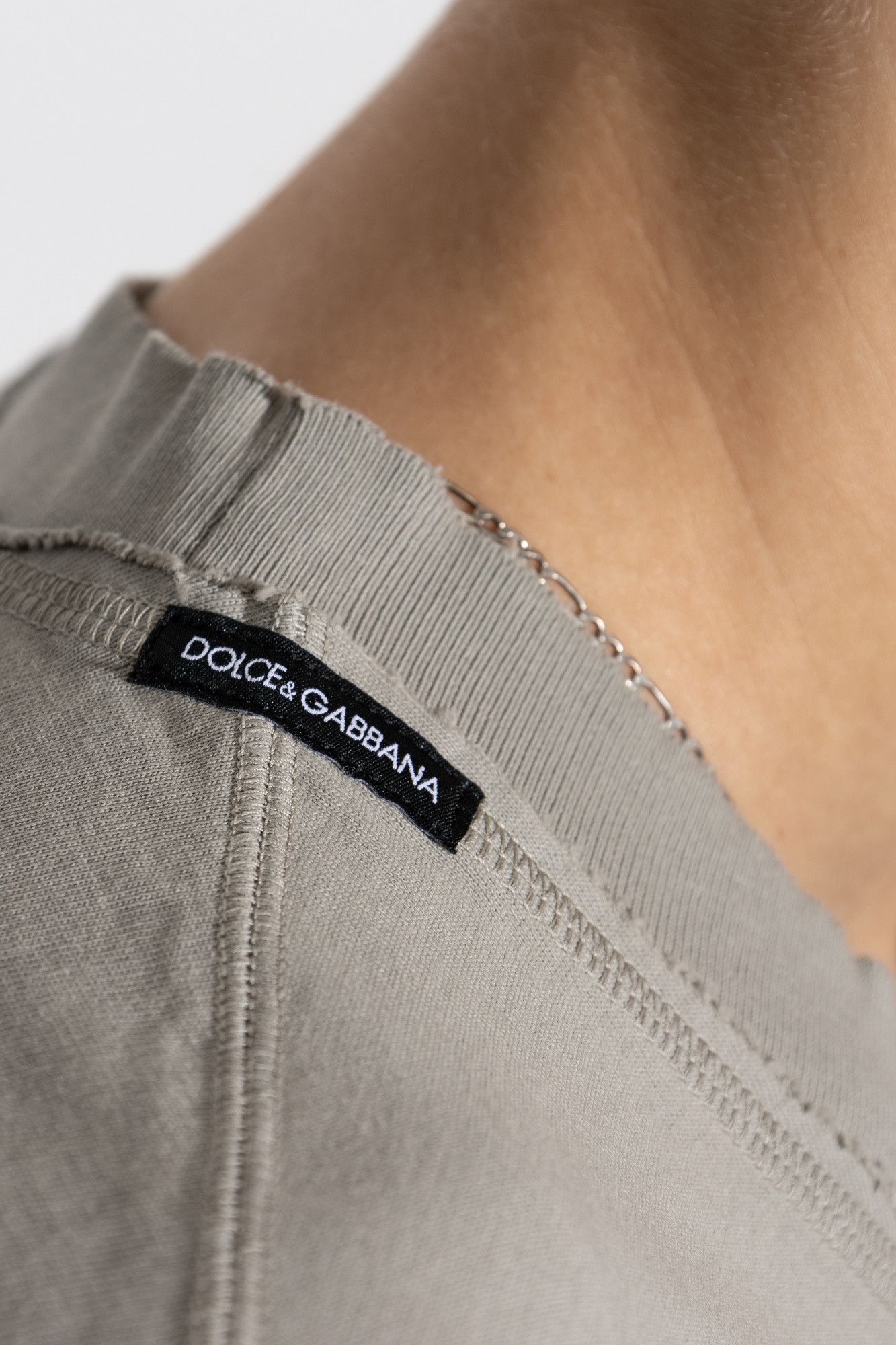 Dolce & Gabbana o1s22i1n0225 Oversized Printed T-Shirt in Grey Size US M / EU 48-50 / 2 - 5 Thumbnail