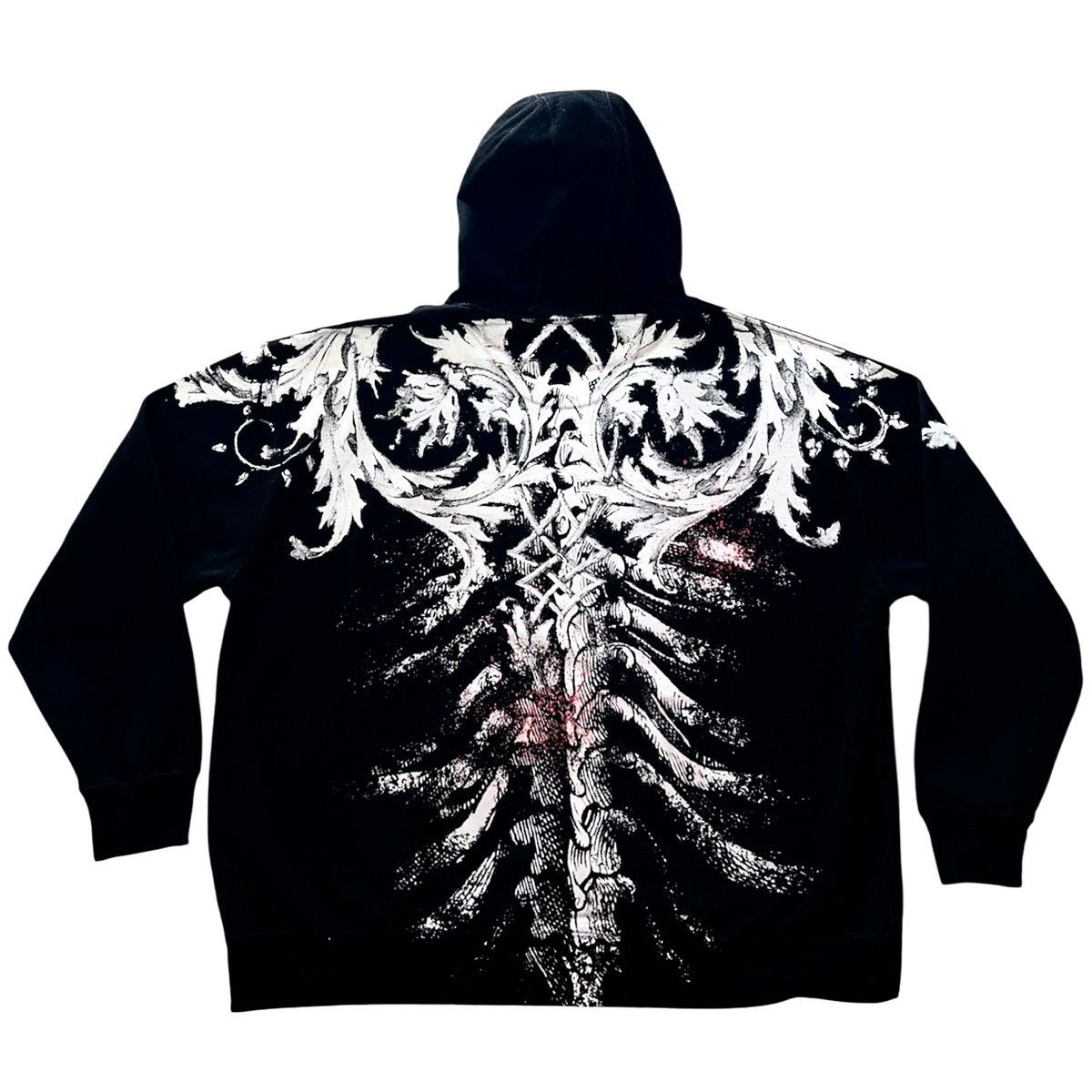 Affliction Extreme Couture Affliction Blood Splattered Skeleton Hoodie Size US XXL / EU 58 / 5 - 2 Thumbnail