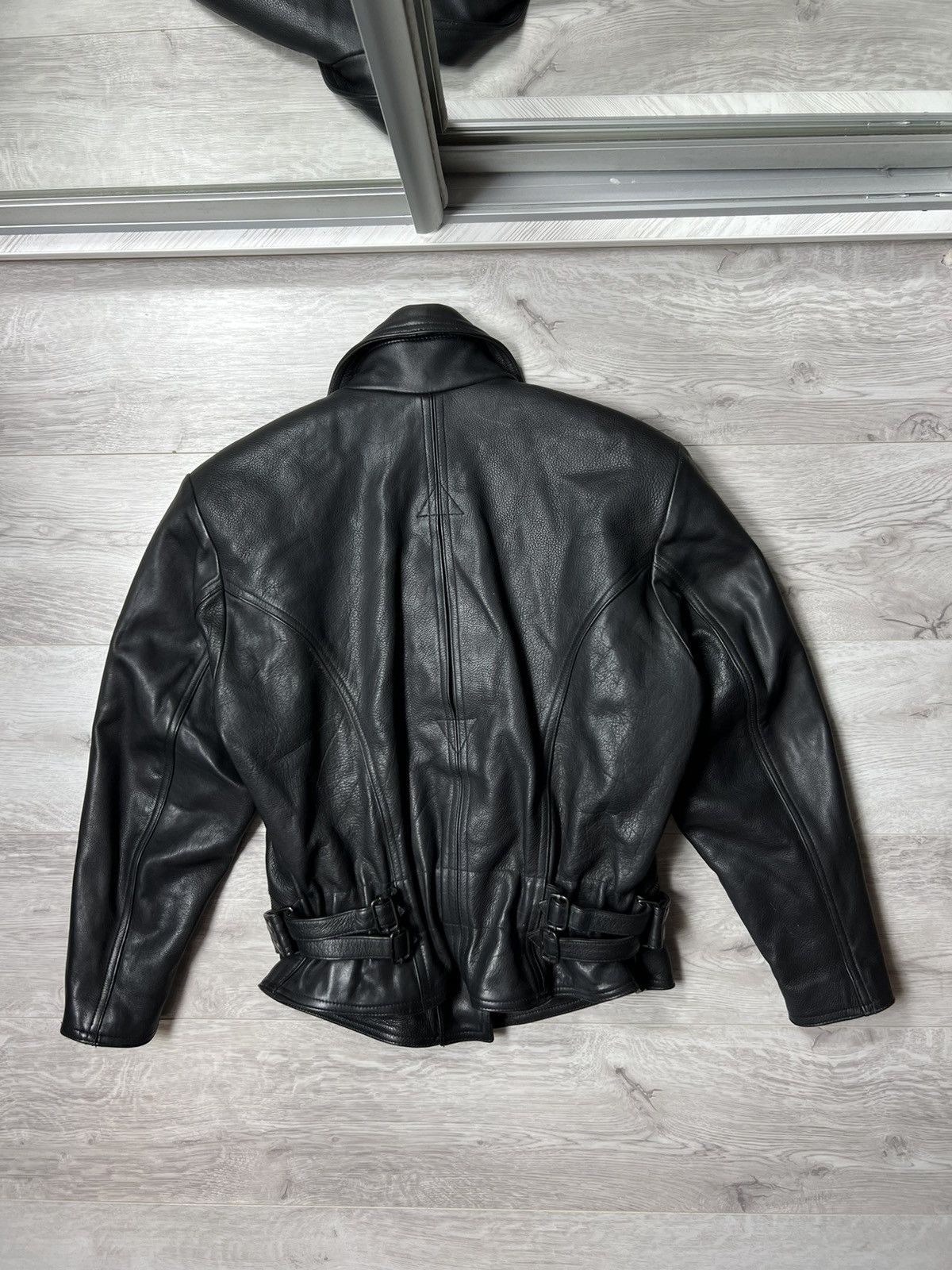 Genuine Leather Vintage Belo Heavyweight Biker Leather Jacket Rock Punk Size US M / EU 48-50 / 2 - 16 Thumbnail