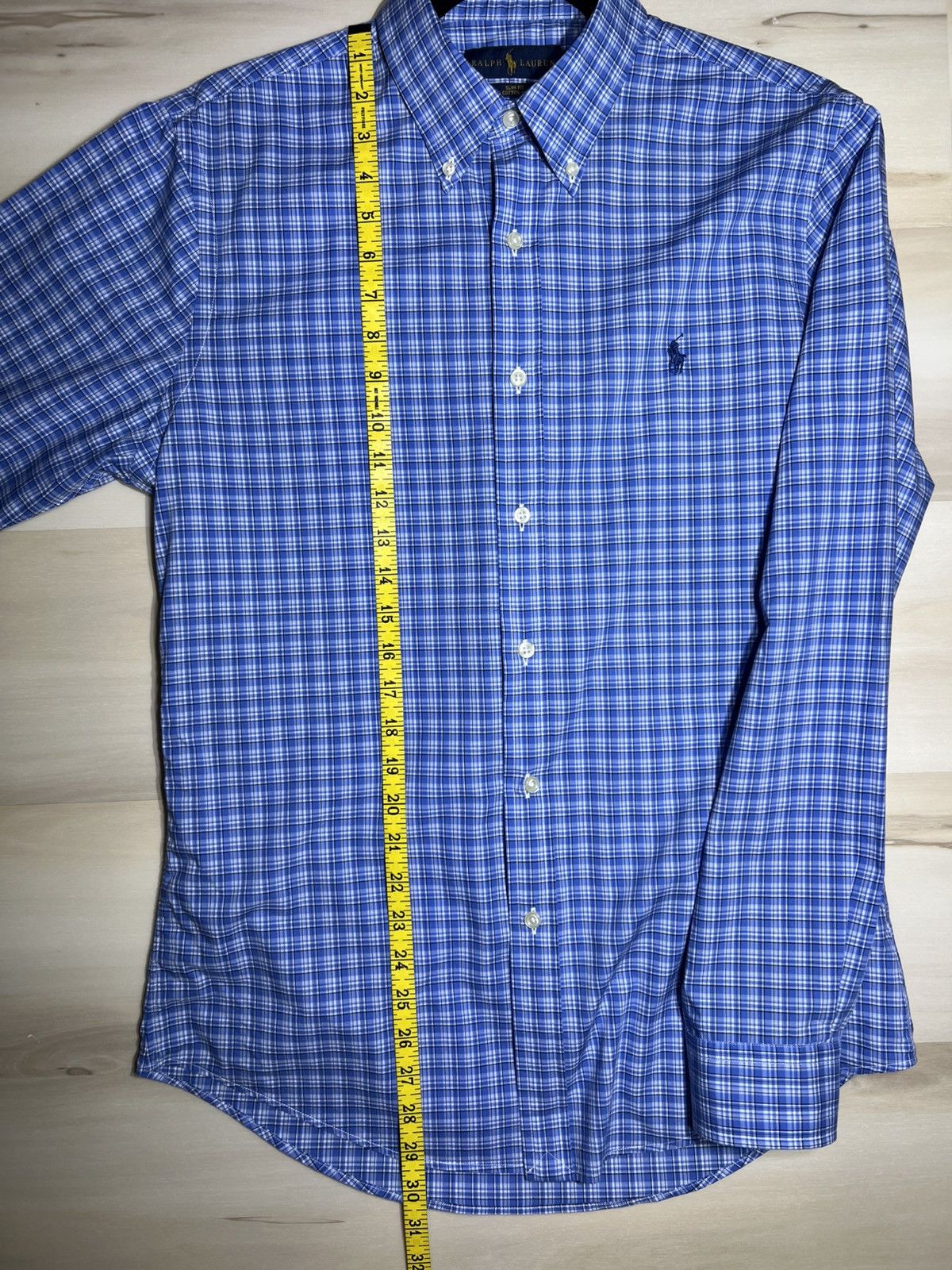 Denim & Supply Ralph Lauren × Polo Ralph Lauren × Ralph Lauren Polo Ralph Lauren Slim Fit Plaid STRETCH Cotton Shirt Sz M Size US M / EU 48-50 / 2 - 7 Thumbnail