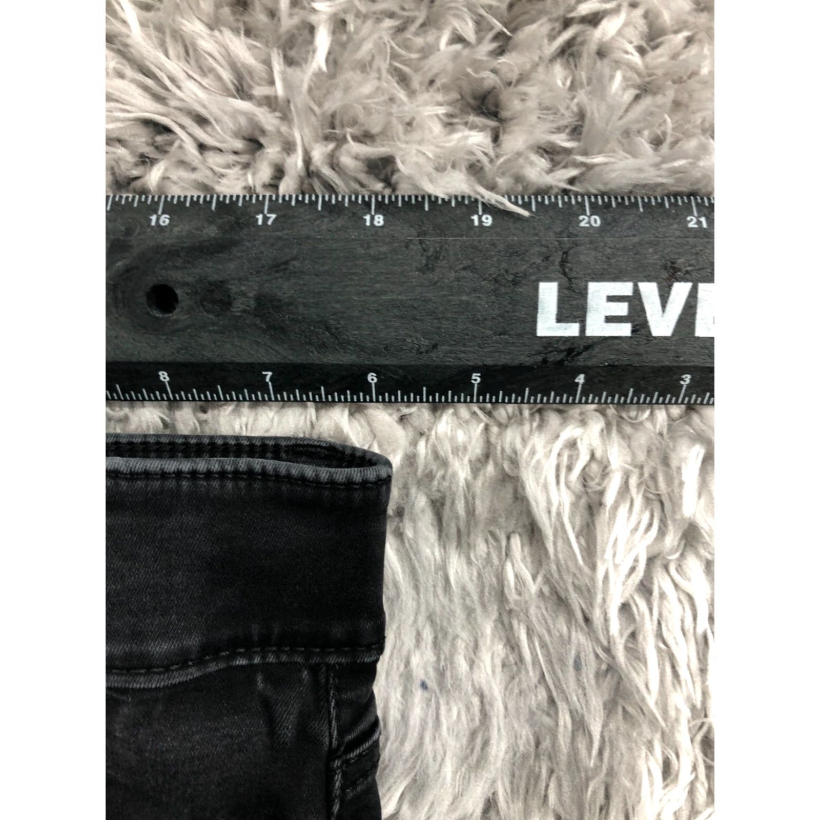 Lee Lee Regular Bootcut Jeans Women 18 Black Dark Wash Denim 5-Pocket Belt Loops Inseam 28in Modern Classic Size 40" / US 18 - 2 Thumbnail