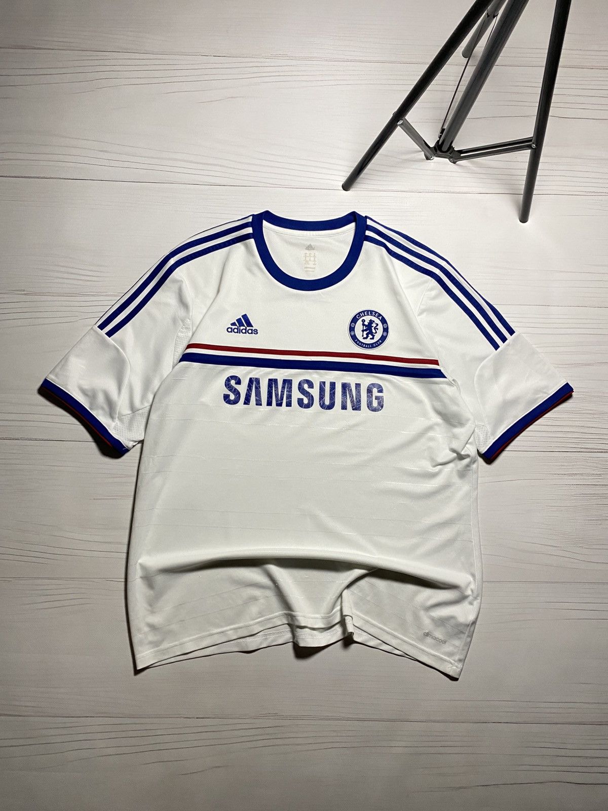 Adidas Vintage Adidas Chelsea FC 2013/14 away soccer y2k jersey Size US XL / EU 56 / 4 - 1 Thumbnail
