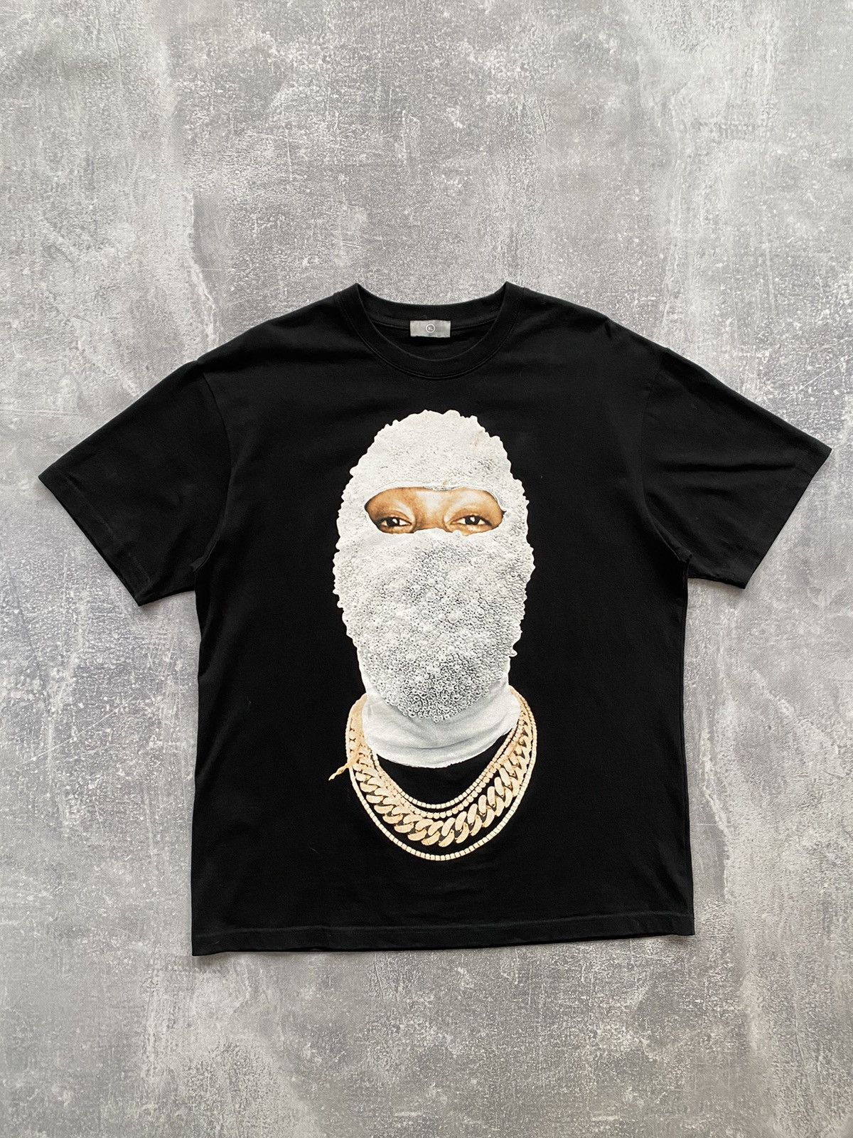 image of Ih Nom Uh Nit Future Mask Archive T-Shirt in Black, Men's (Size XL)